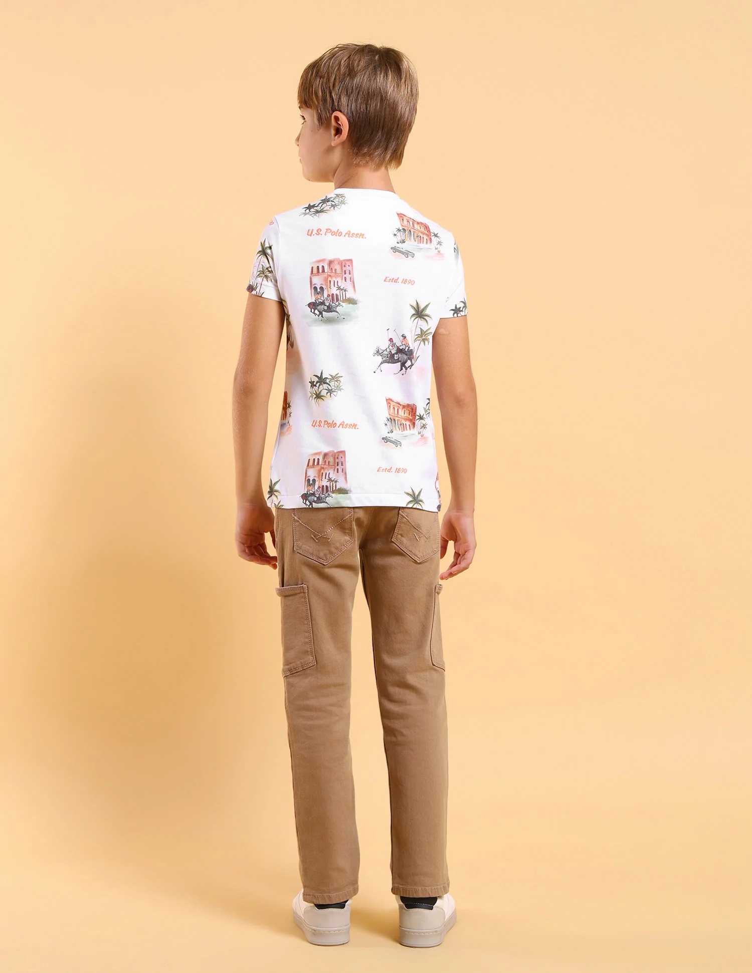Boys Regular Fit All Over Printed T-Shirt - Image 4