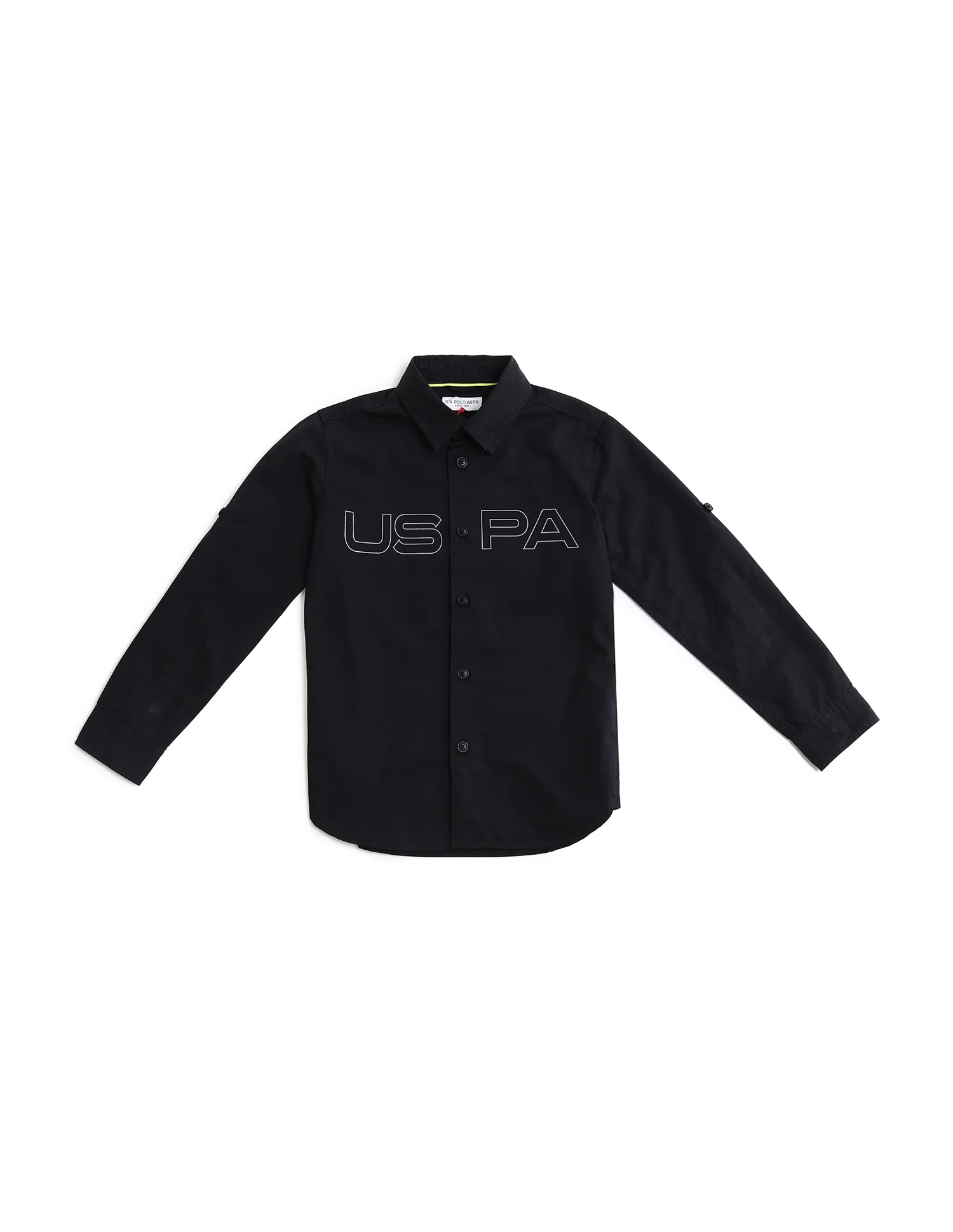 Boys Regular Fit Brand Printed Shirt - Image 5