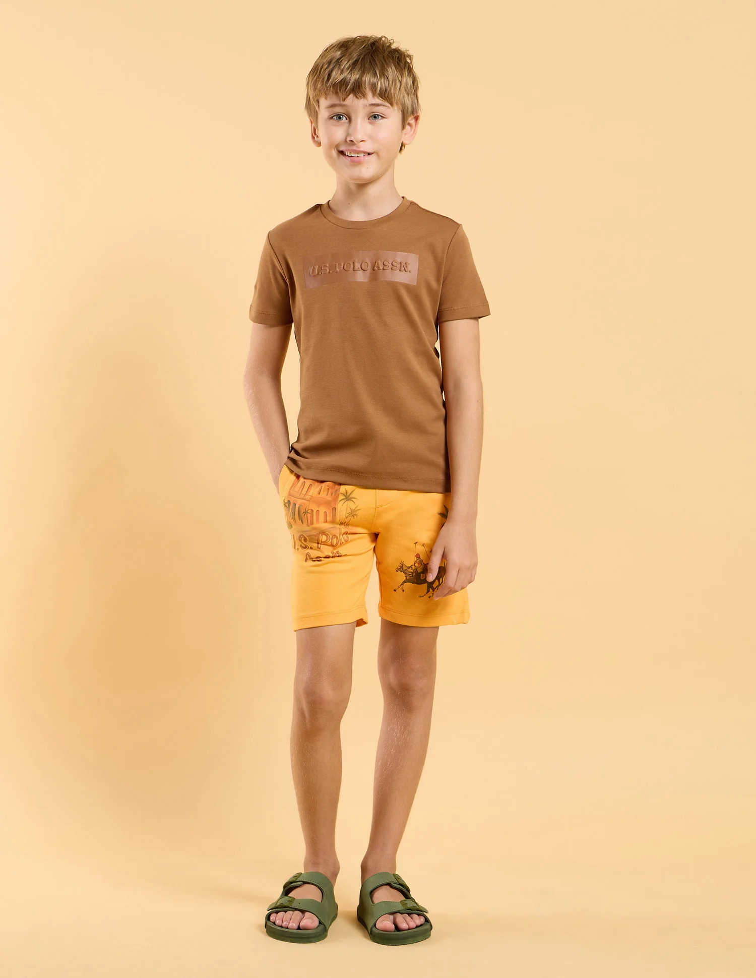 Boys Regular Fit Brand Printed T-Shirt - Image 3