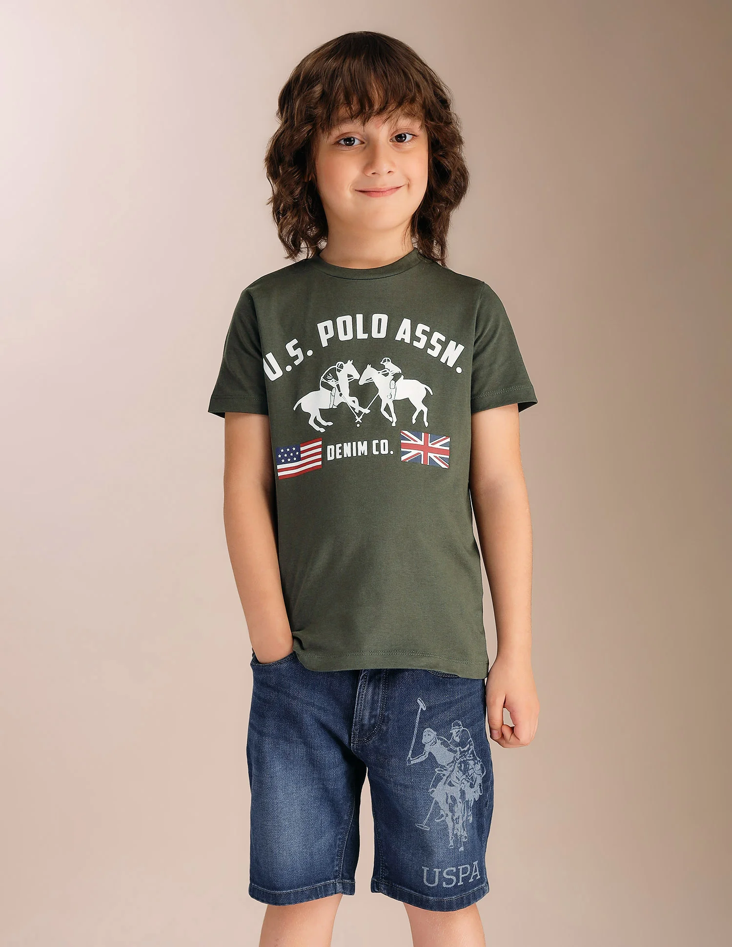 Boys Regular Fit Brand Printed T-Shirt - Image 3