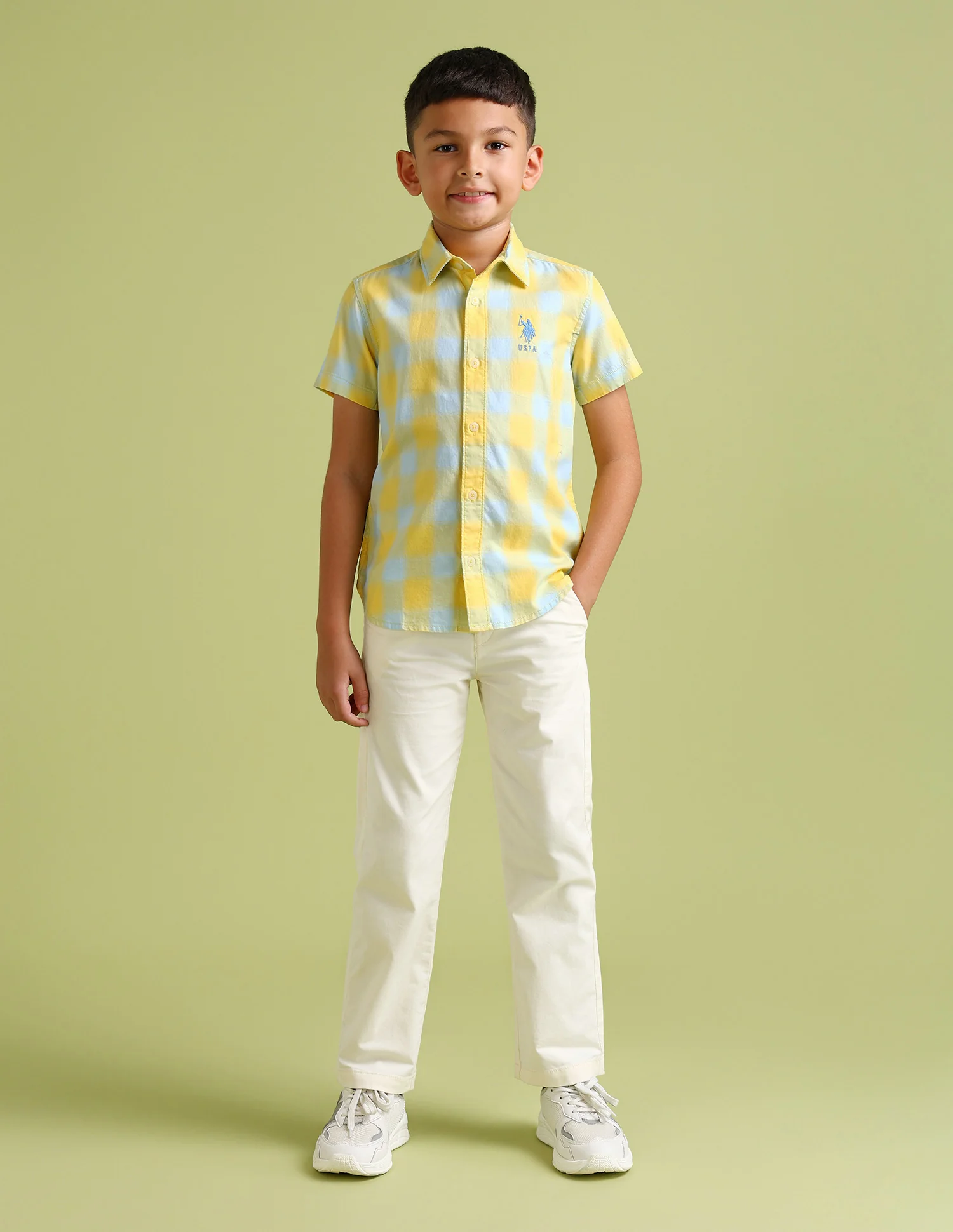 Boys Regular Fit Buffalo Checks Shirt - Image 3