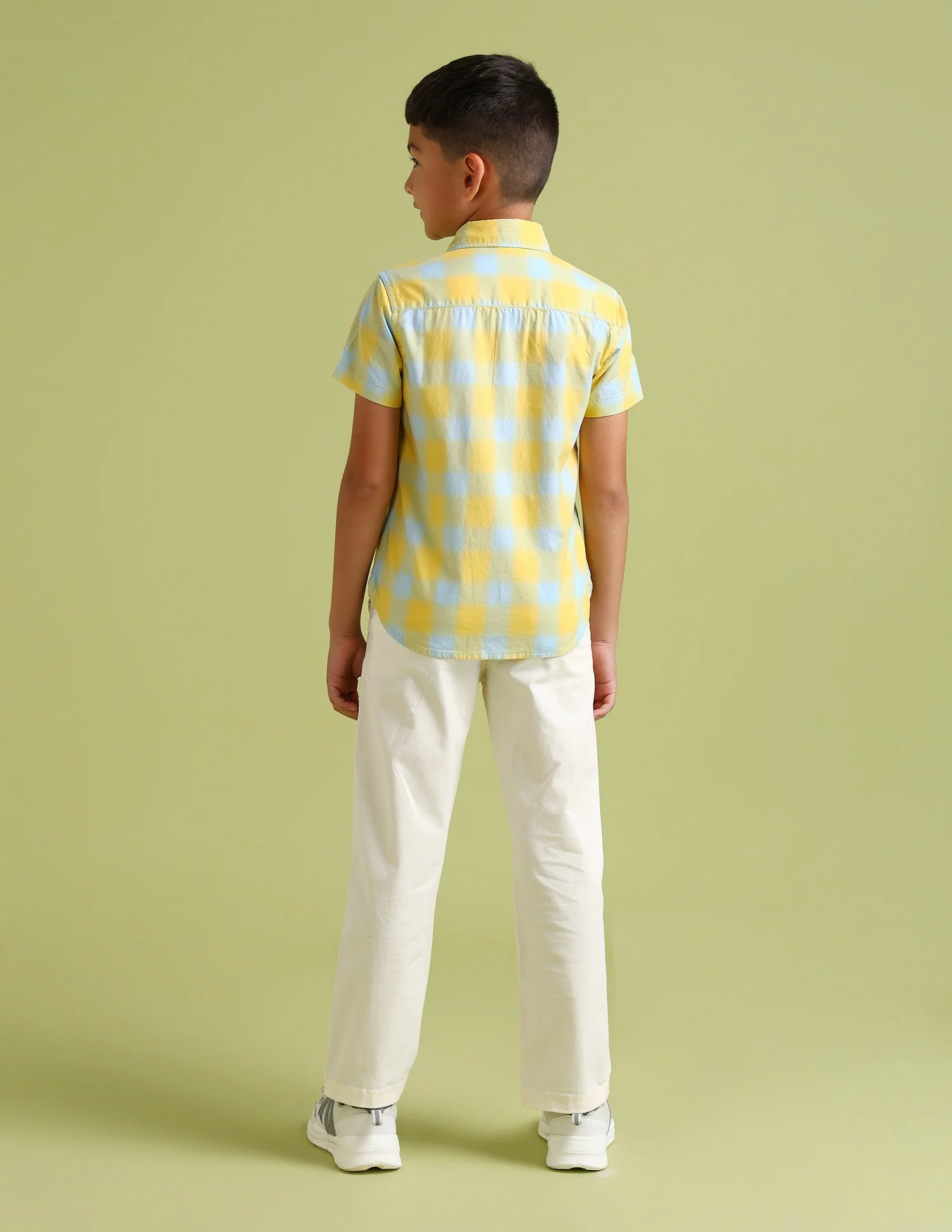 Boys Regular Fit Buffalo Checks Shirt - Image 4