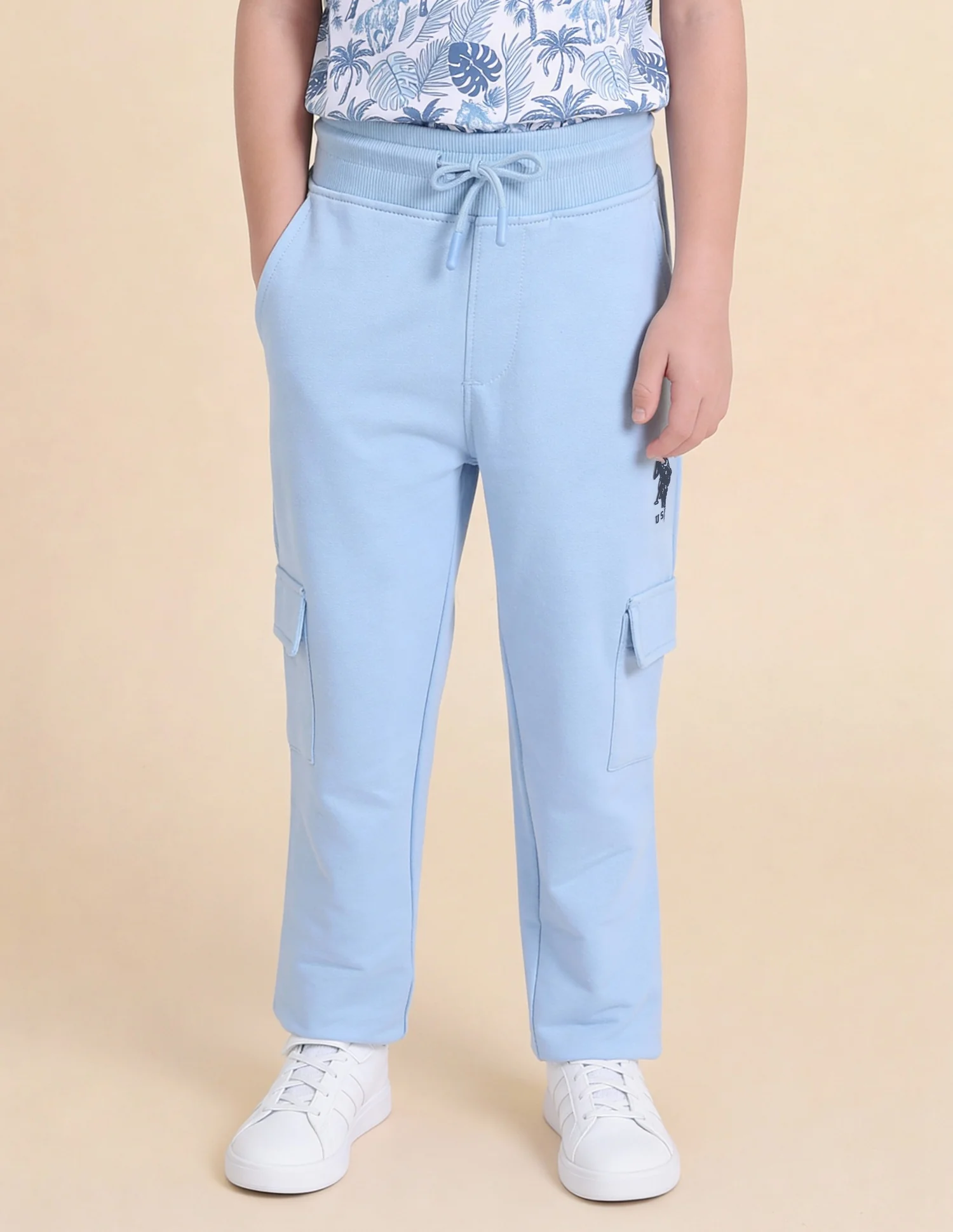 Boys Regular Fit Cargo Track Pants - Image 3