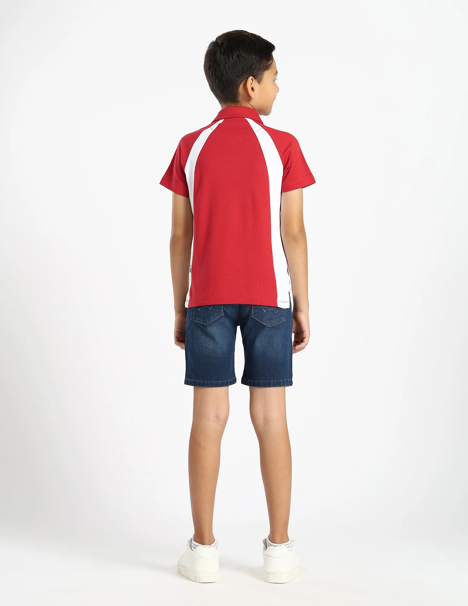 Boys Regular Fit Colourblocked Polo Shirt - Image 4