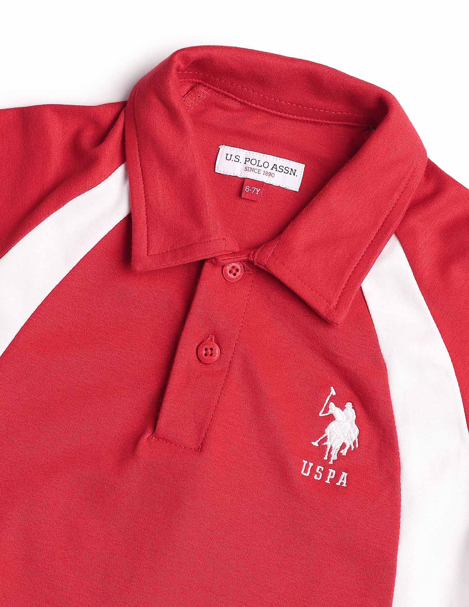 Boys Regular Fit Colourblocked Polo Shirt - Image 8