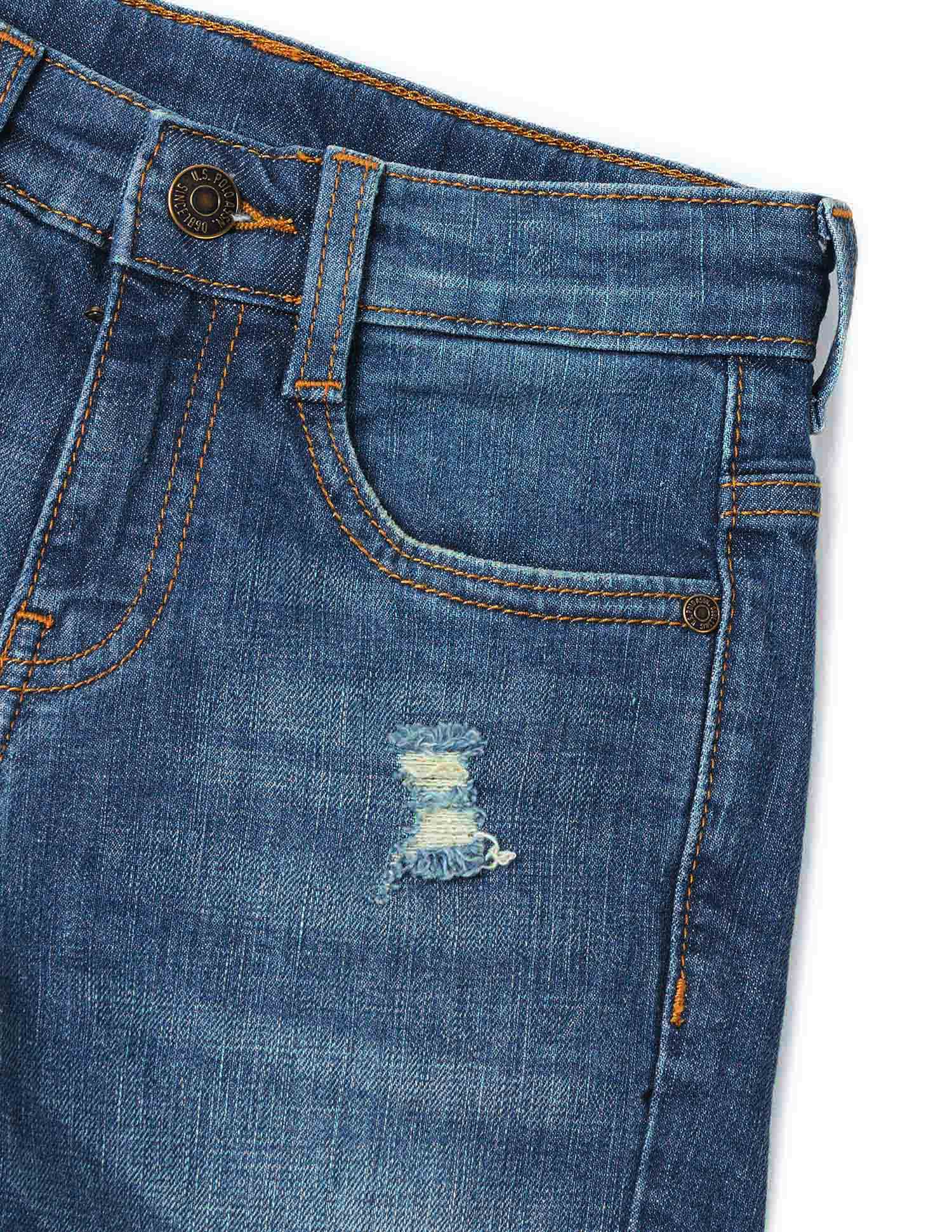 Boys Regular Fit Denim Shorts - Image 2