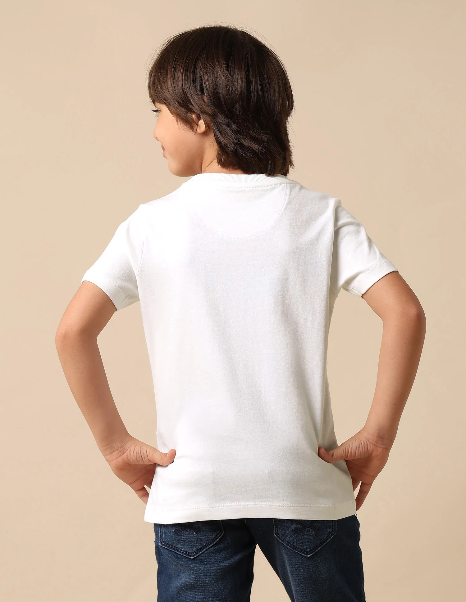 Boys Regular Fit Graphic Brand Printed T Shirt - Image 5