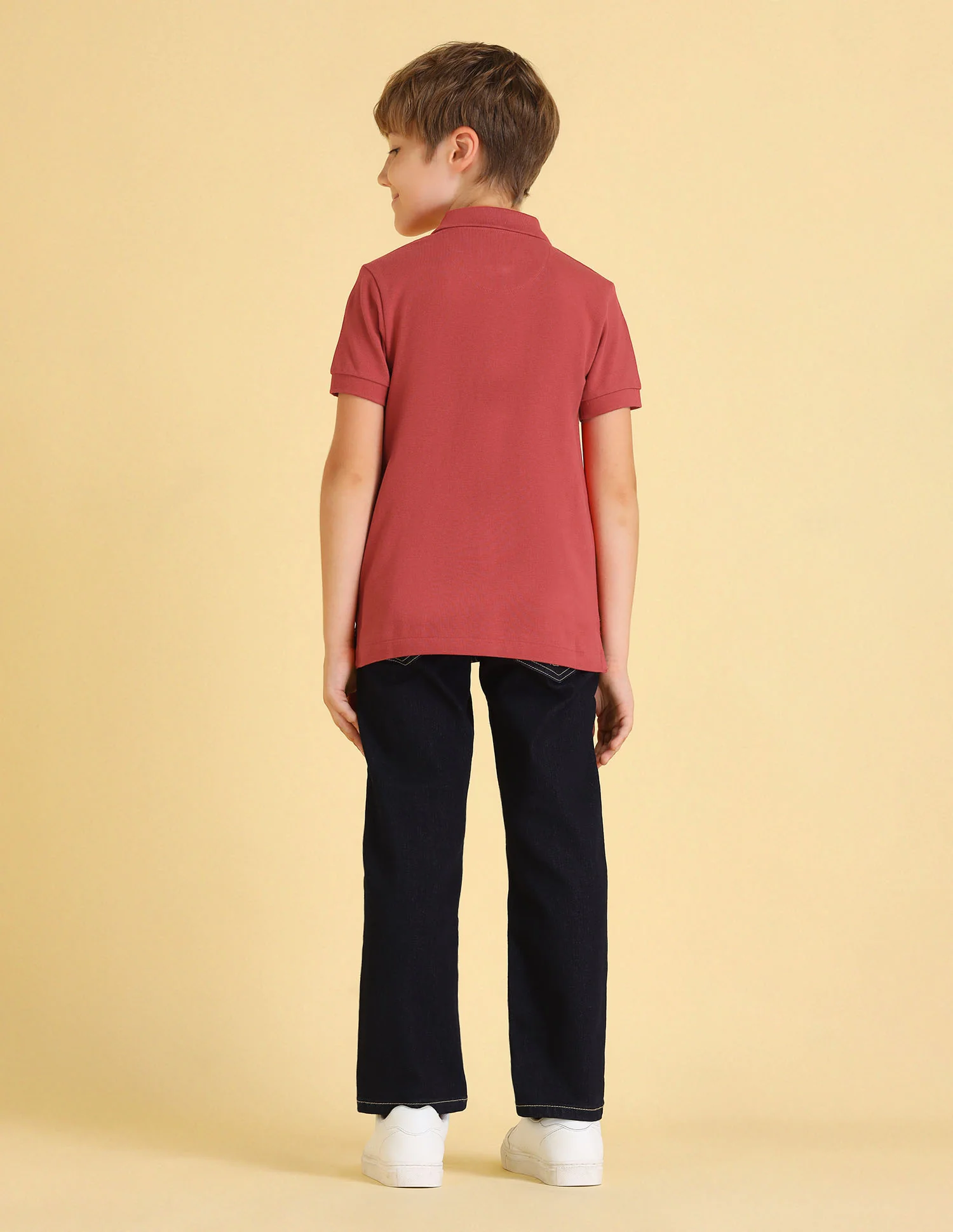 UKTSH1776 RUST Boys T-Shirt - Image 4