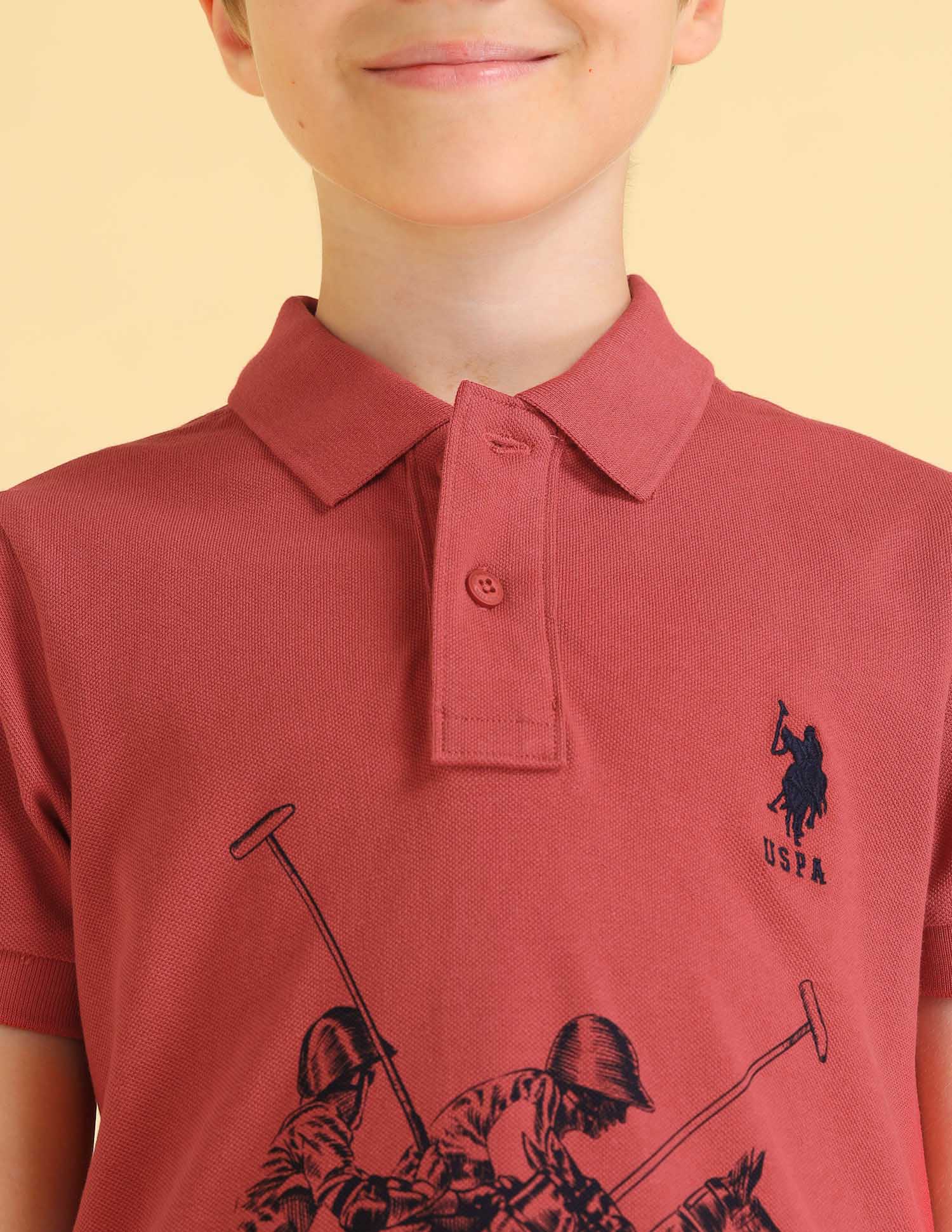 UKTSH1776 RUST Boys T-Shirt - Image 5