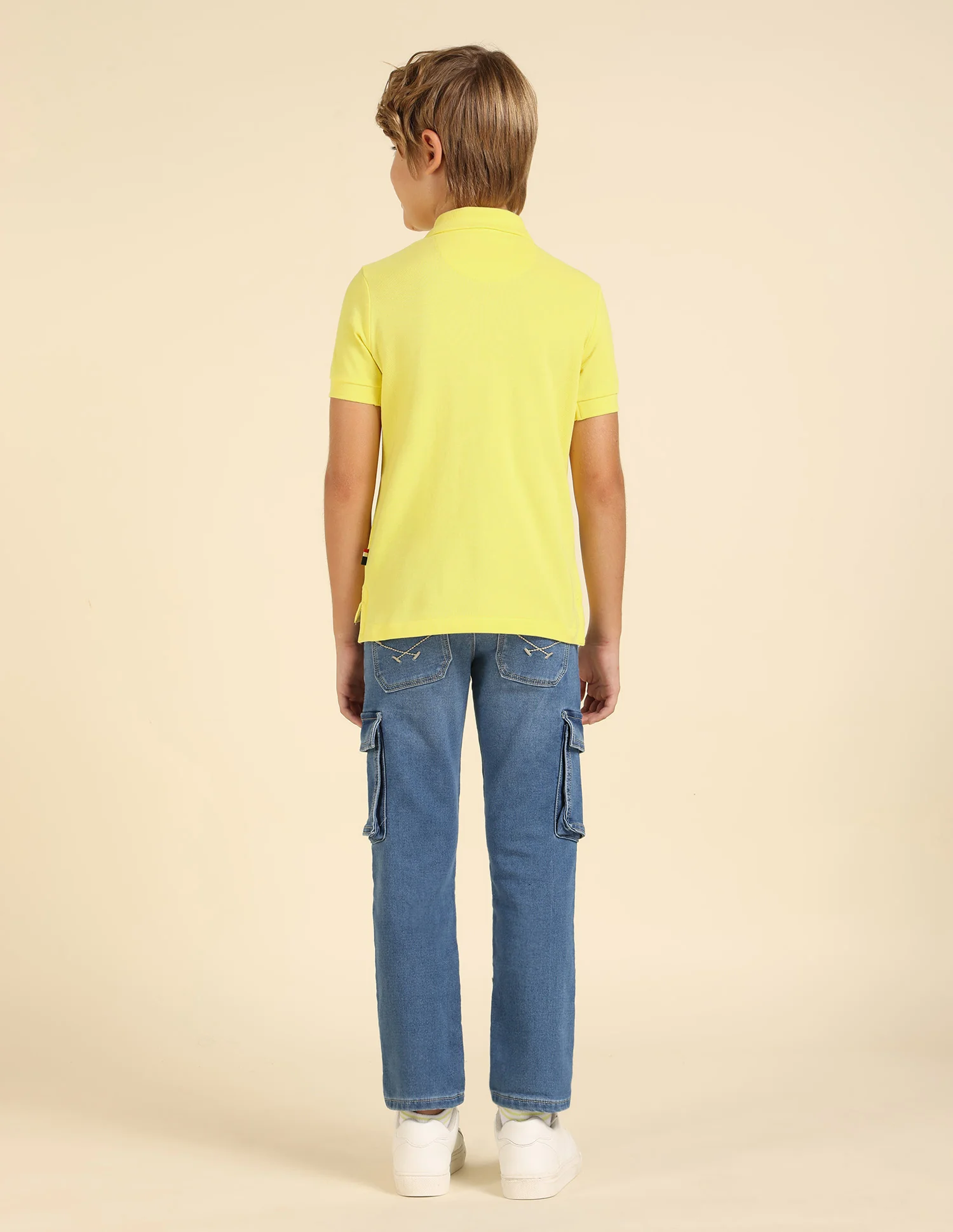 Boys Regular Fit Graphic Printed Polo Shirt - Image 4
