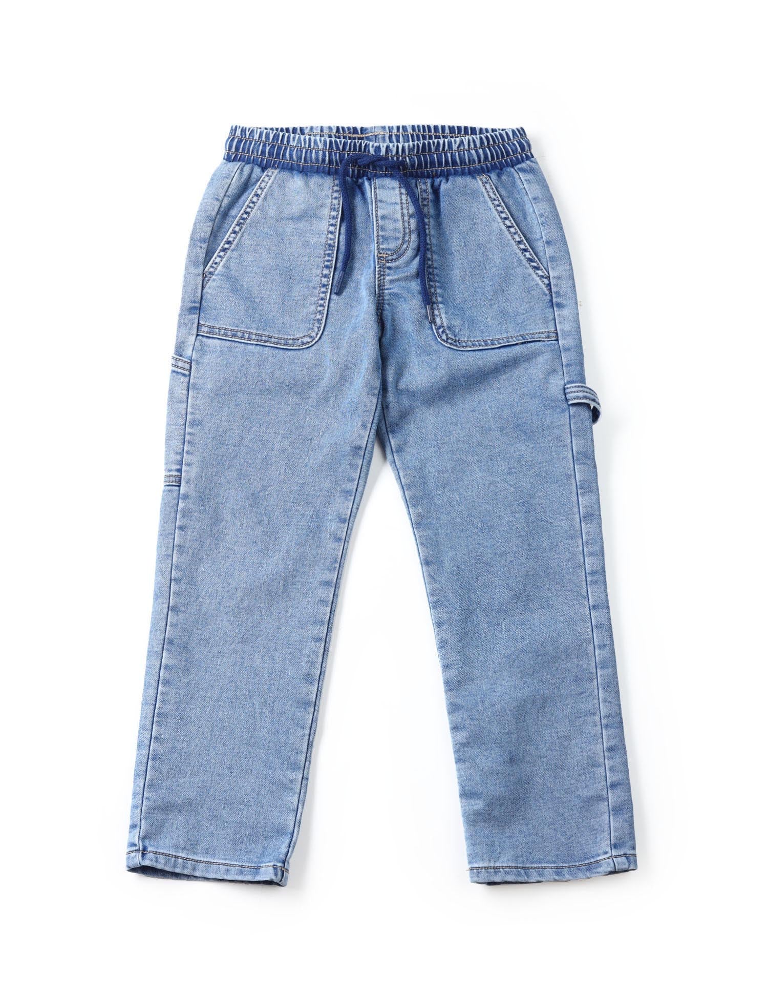UKJEN564 LT. BLUE Boys Jeans - Image 7
