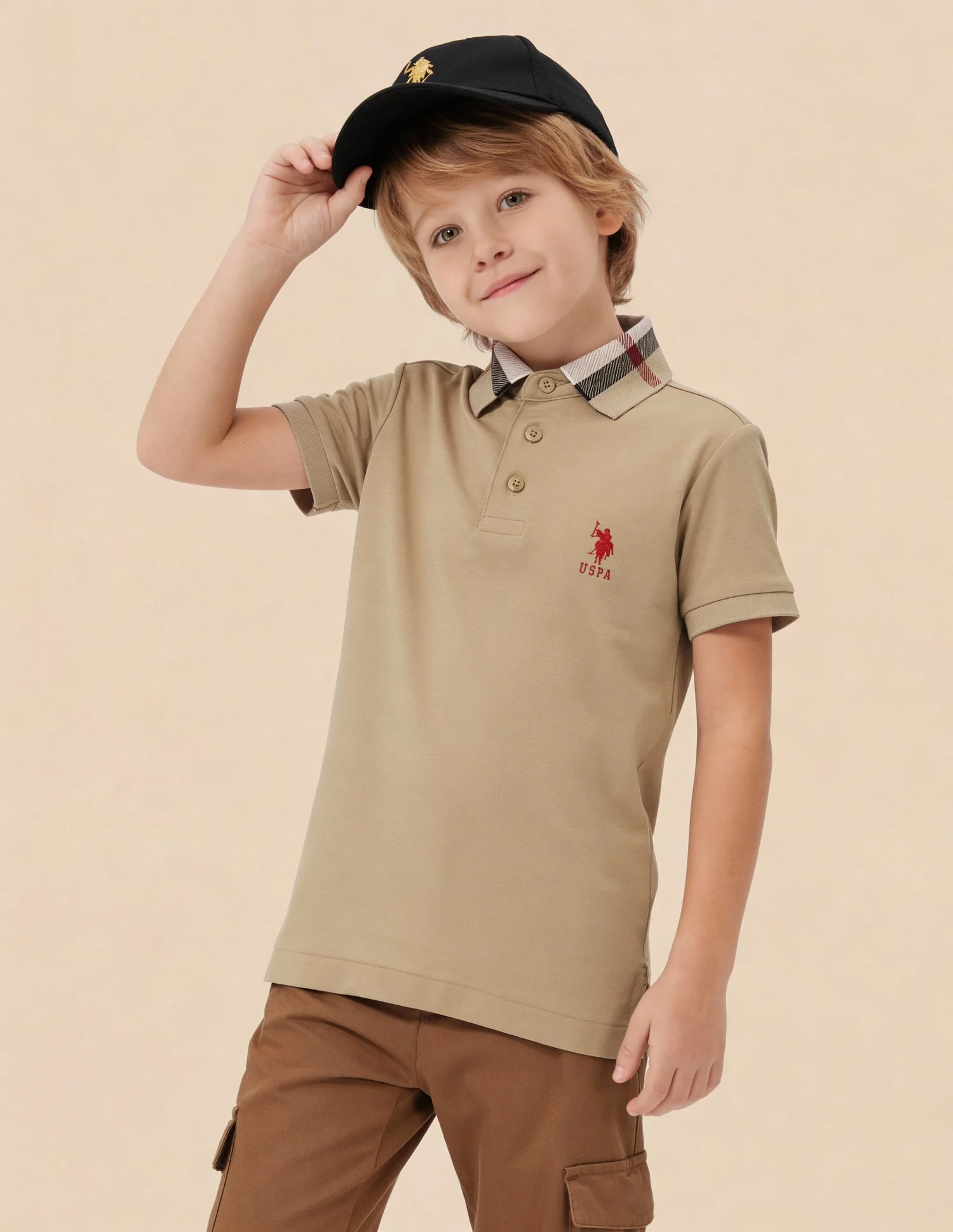 Boys Regular Fit Mini Me Polo Shirt