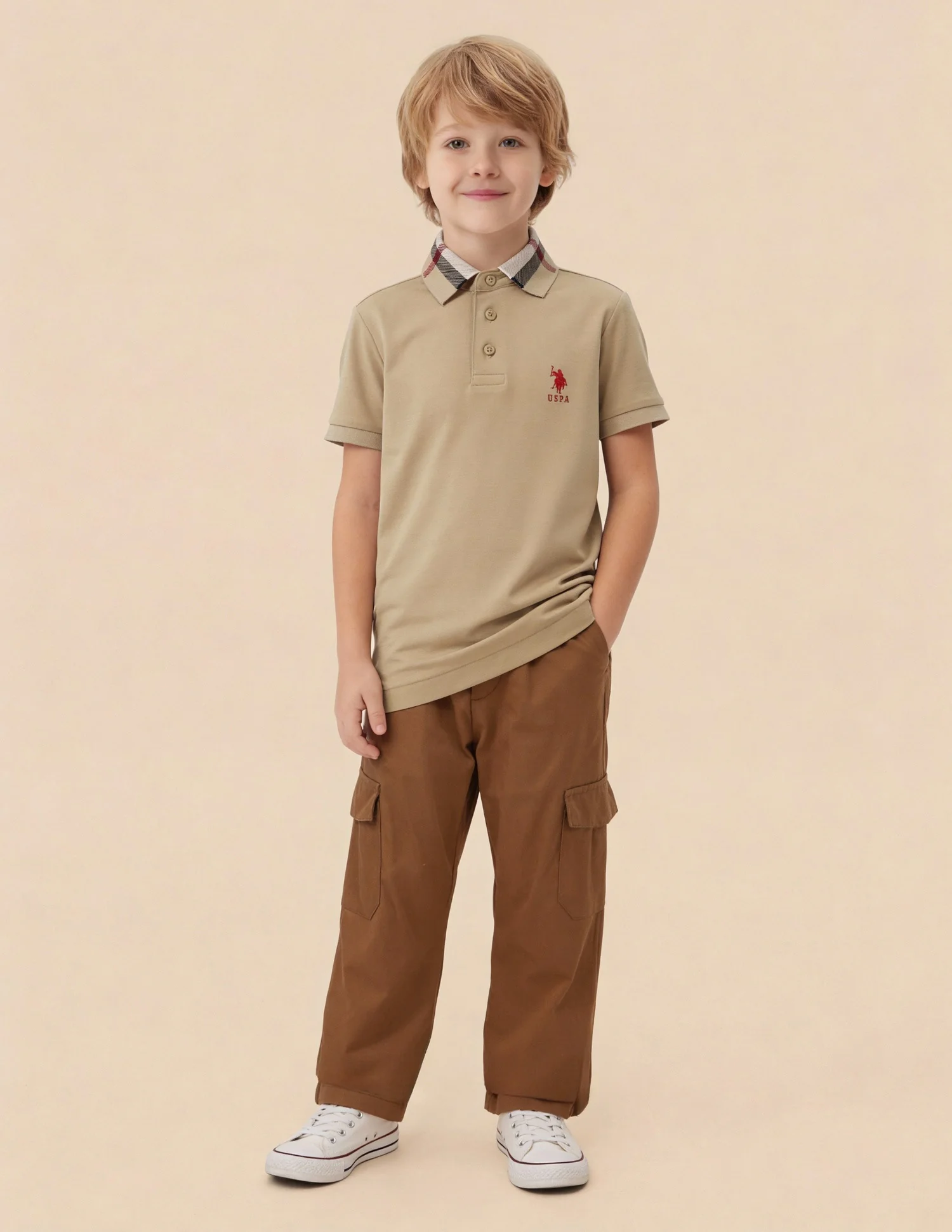 Boys Regular Fit Mini Me Polo Shirt - Image 3
