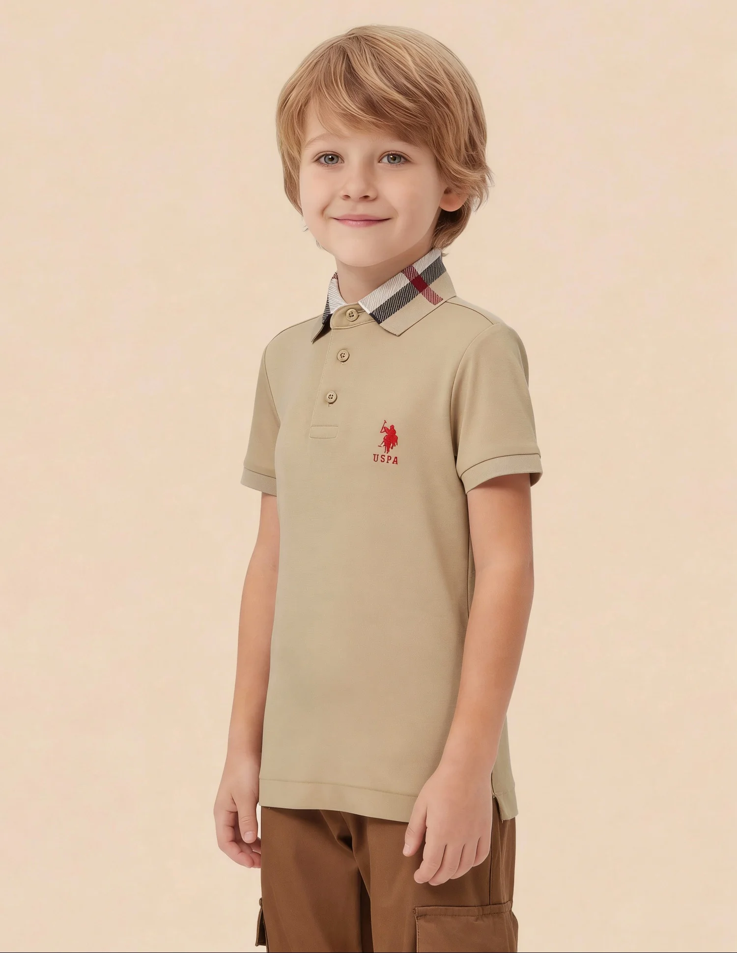 Boys Regular Fit Mini Me Polo Shirt - Image 4
