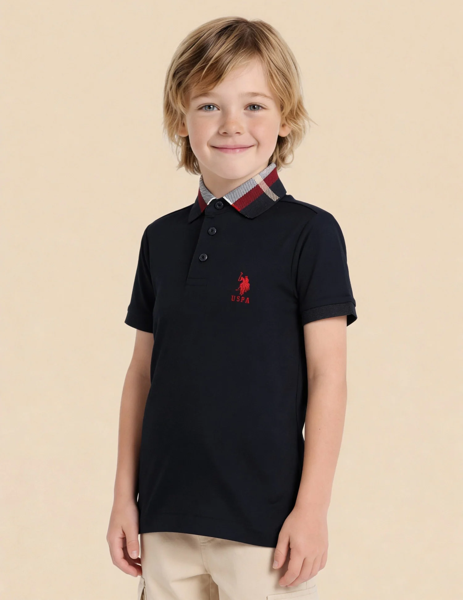 Boys Regular Fit Mini Me Polo Shirt - Image 4