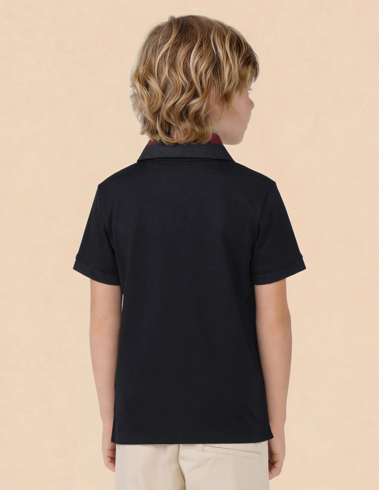 Boys Regular Fit Mini Me Polo Shirt - Image 5
