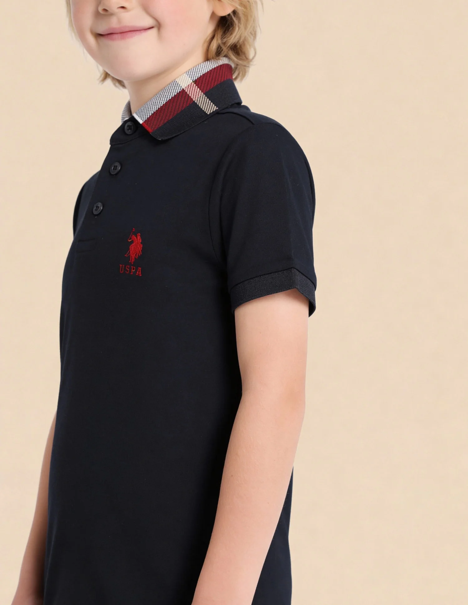 Boys Regular Fit Mini Me Polo Shirt - Image 6