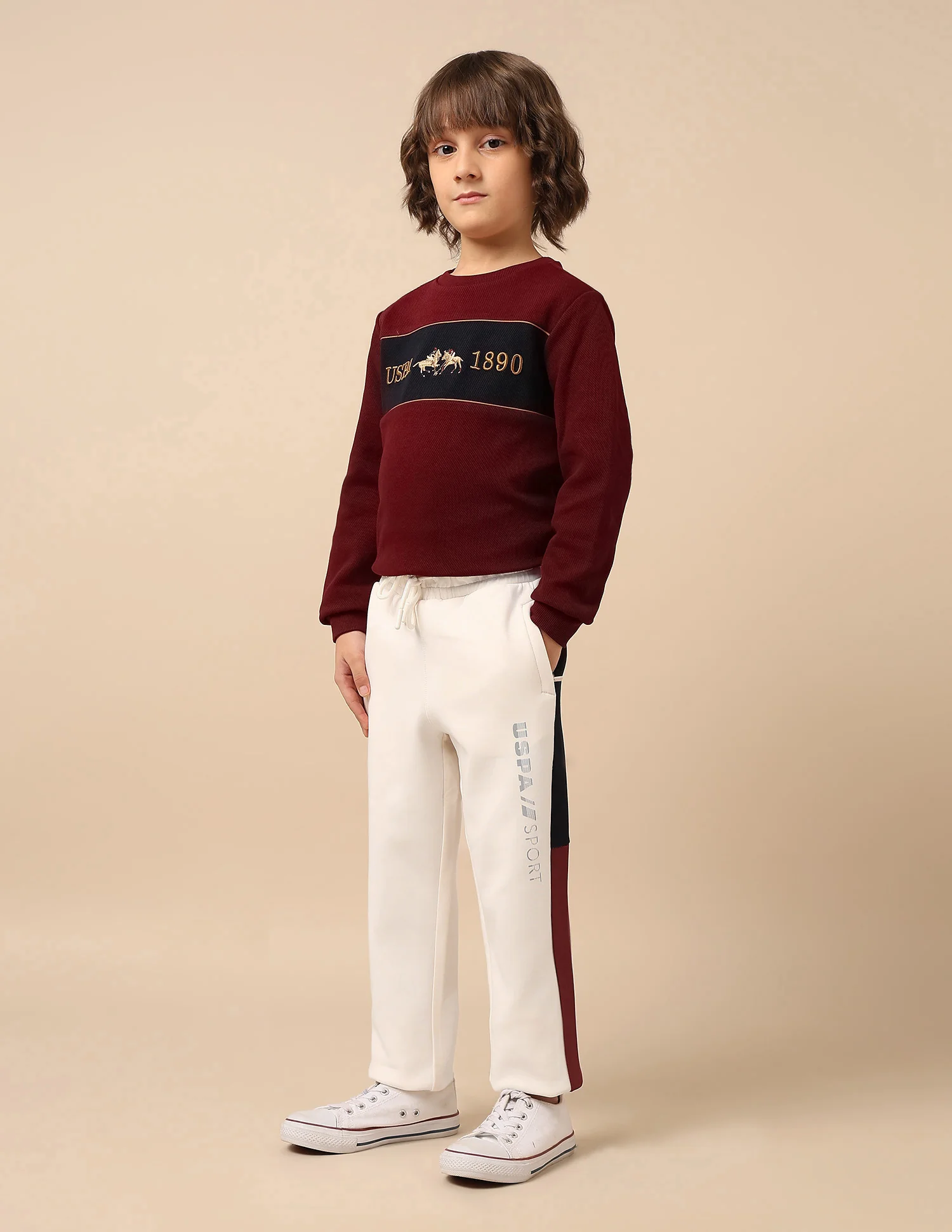 Boys Regular Fit Mini Me Track Pants - Image 4