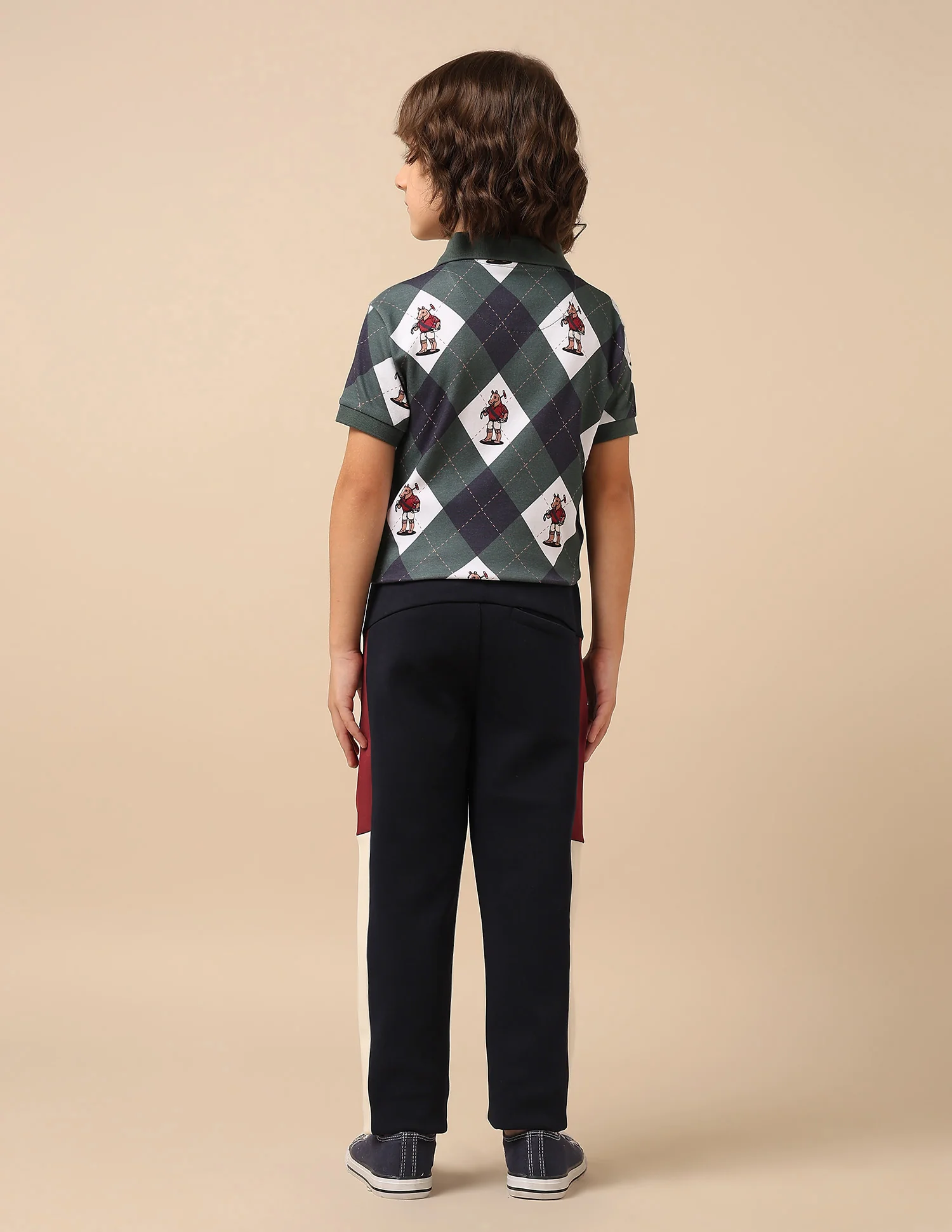 Boys Regular Fit Mini Me Track Pants - Image 5