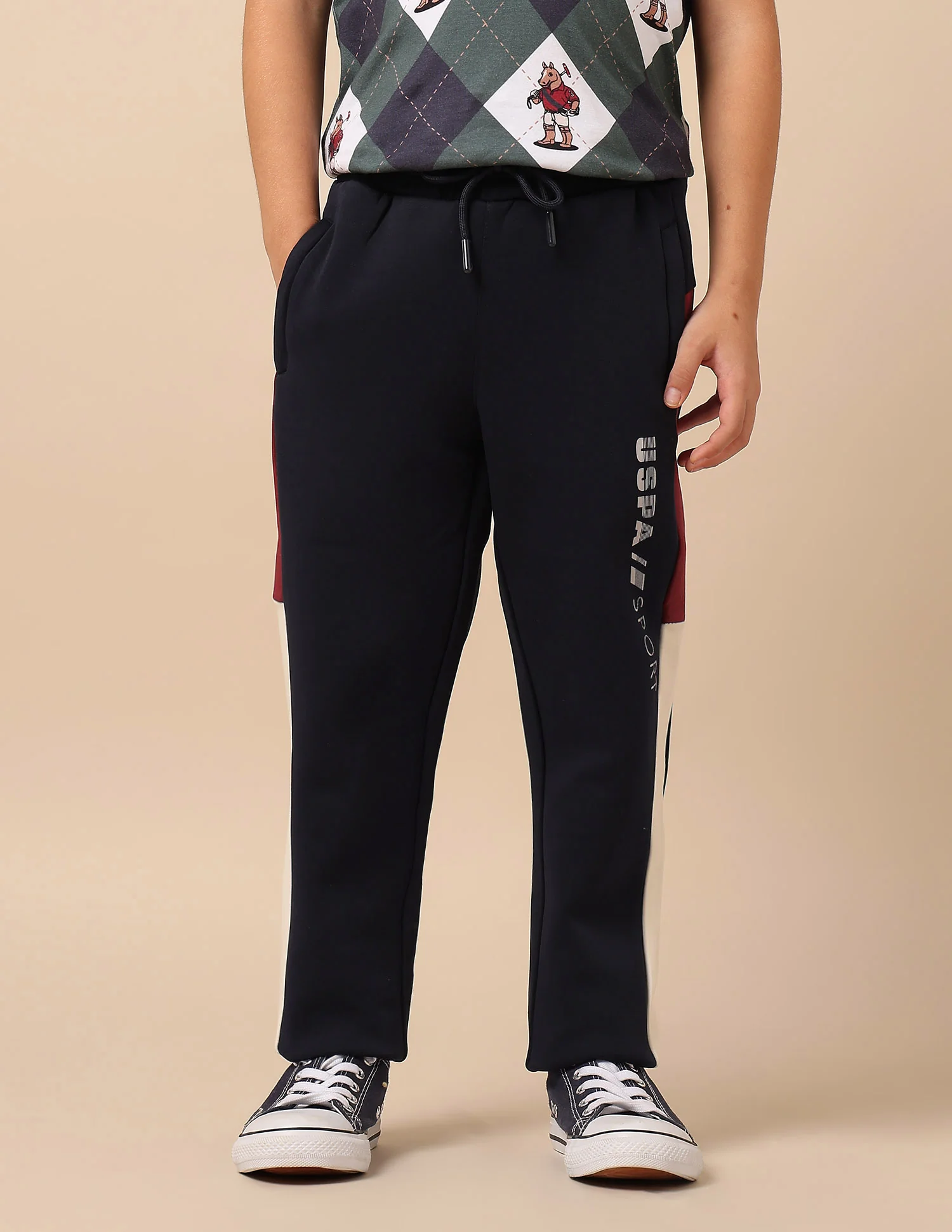 Boys Regular Fit Mini Me Track Pants - Image 6