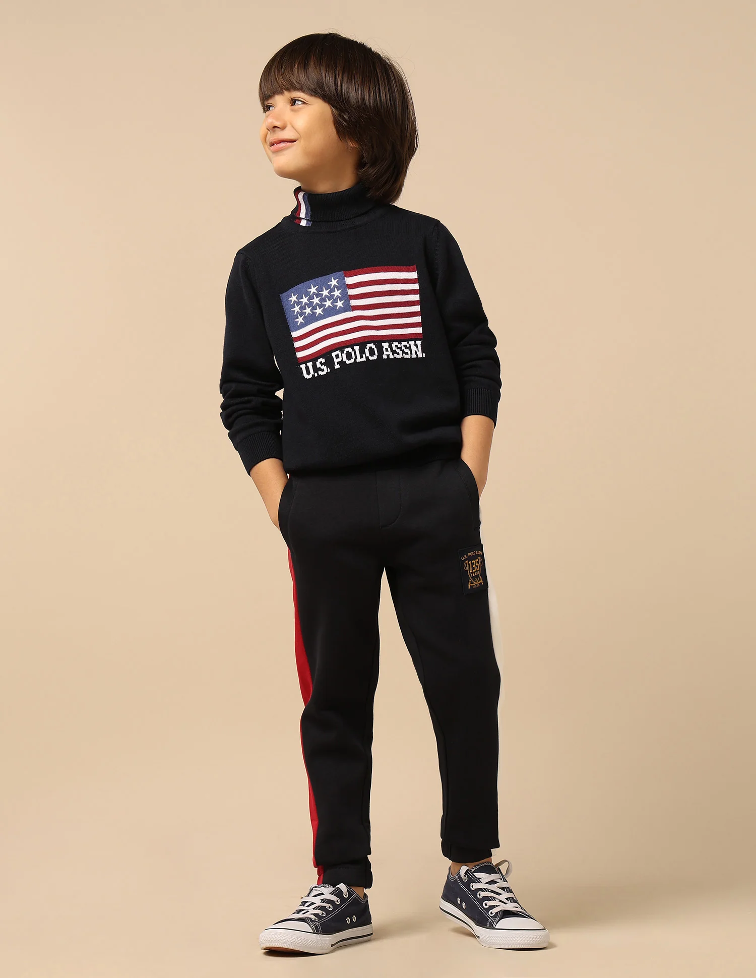 Boys Regular Fit Printed Sweater - Image 3