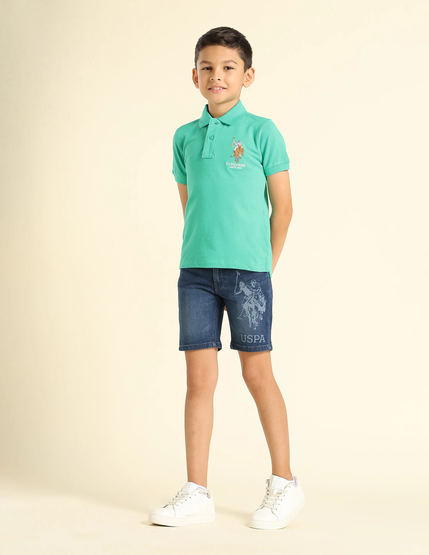 Boys Regular Fit Pure Cotton Polo Shirt - Image 3