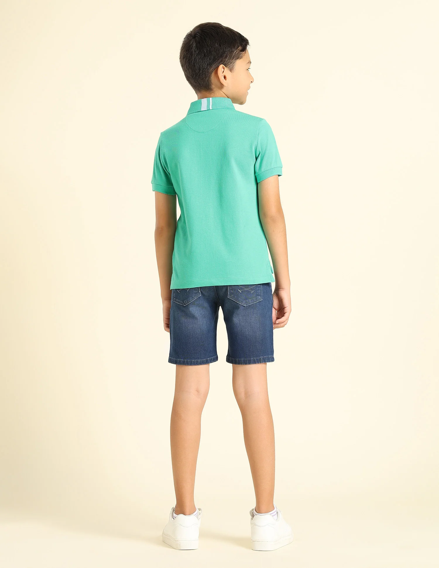 Boys Regular Fit Pure Cotton Polo Shirt - Image 4