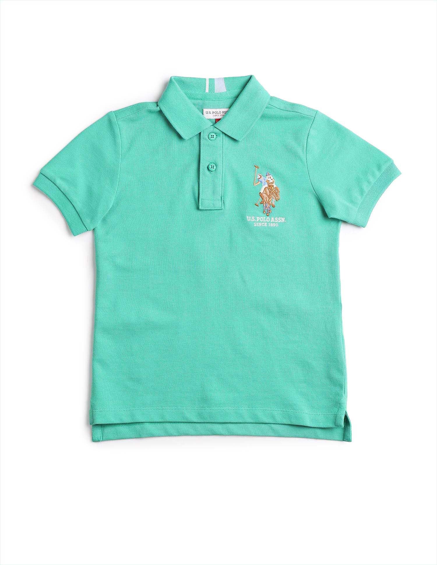 Boys Regular Fit Pure Cotton Polo Shirt - Image 6