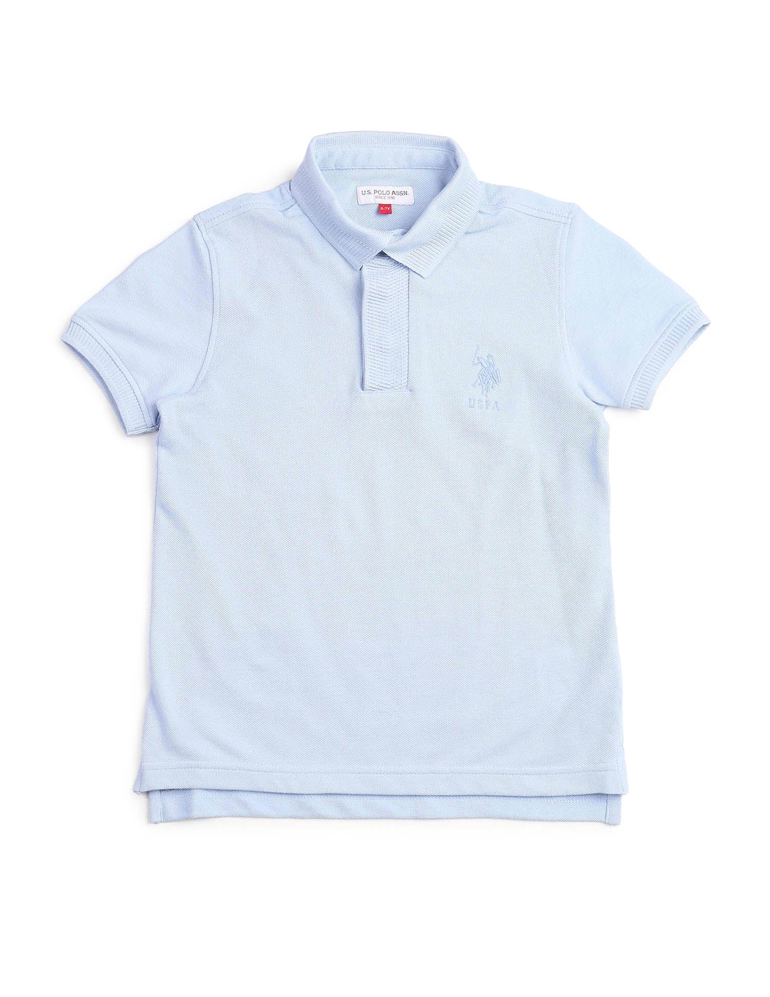Boys Regular Fit Solid Polo Shirt - Image 6