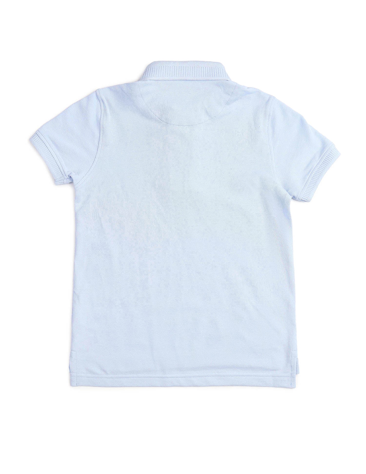 Boys Regular Fit Solid Polo Shirt - Image 7