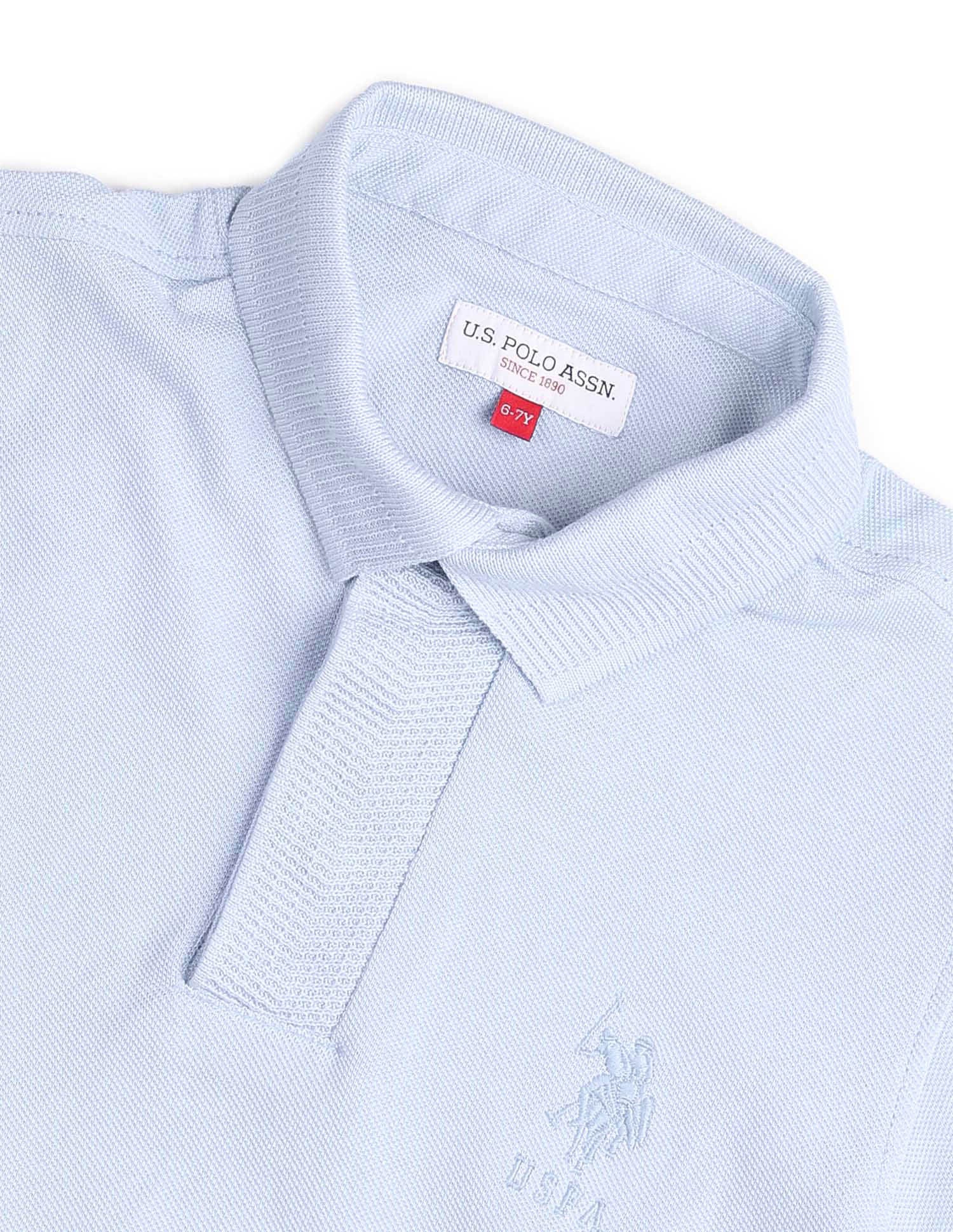 Boys Regular Fit Solid Polo Shirt - Image 8