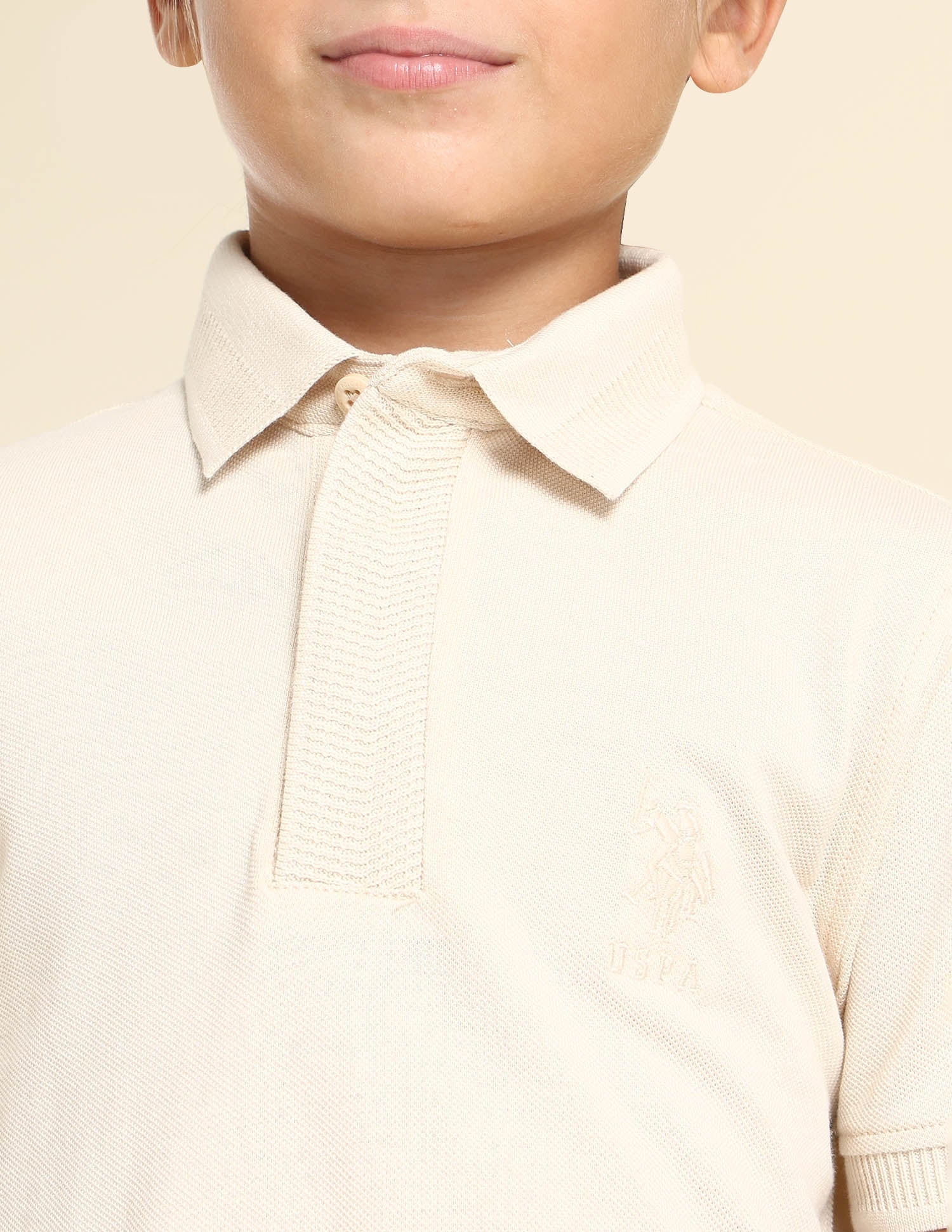 Boys Regular Fit Solid Polo Shirt - Image 5