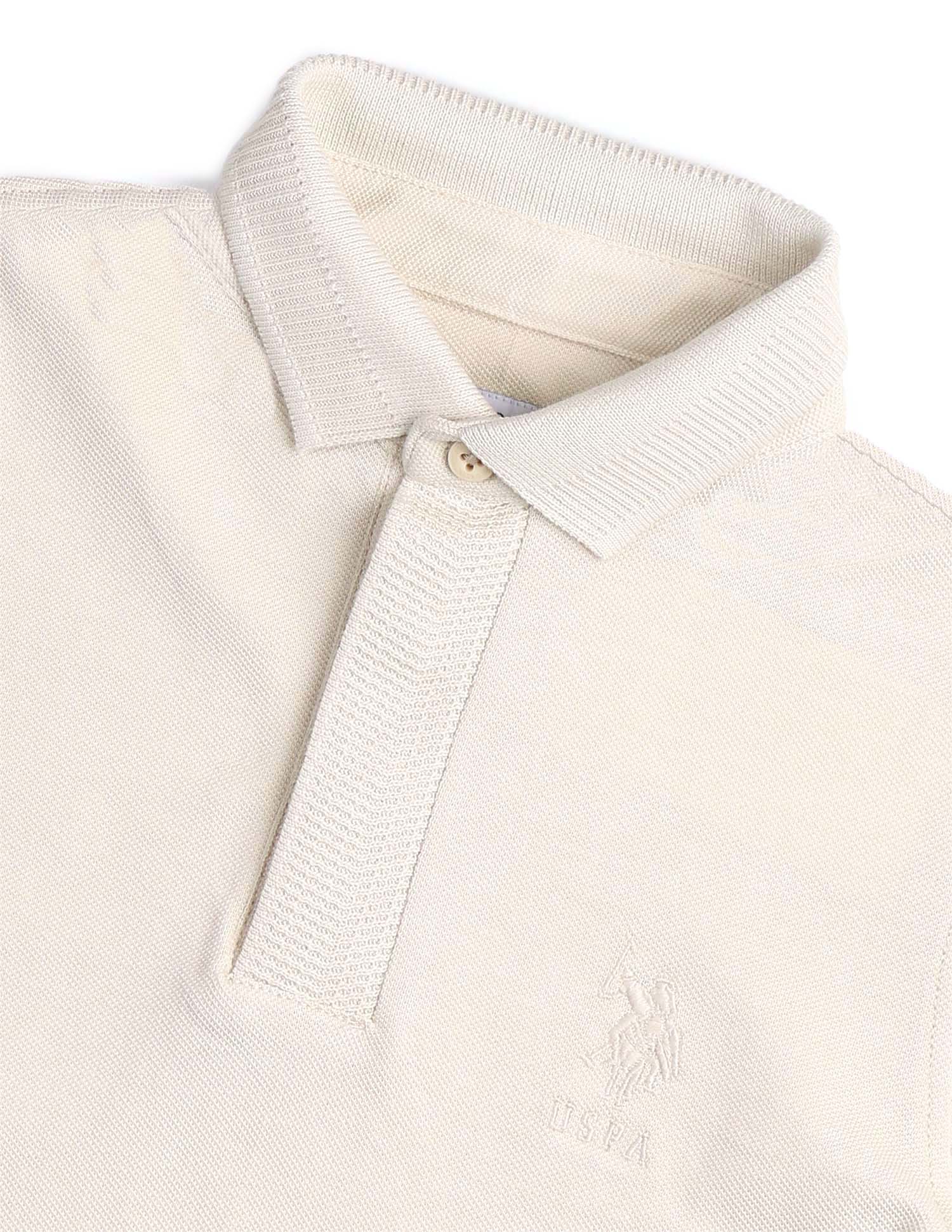 Boys Regular Fit Solid Polo Shirt - Image 8