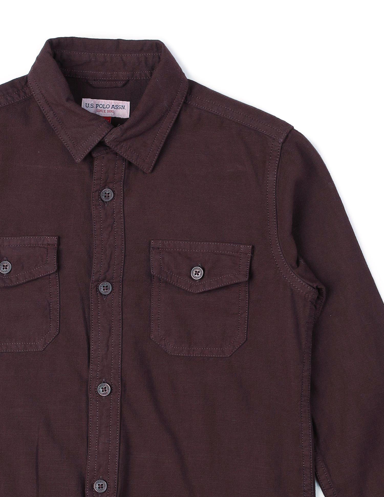 Boys Regular Fit Solid Shirt - Image 10