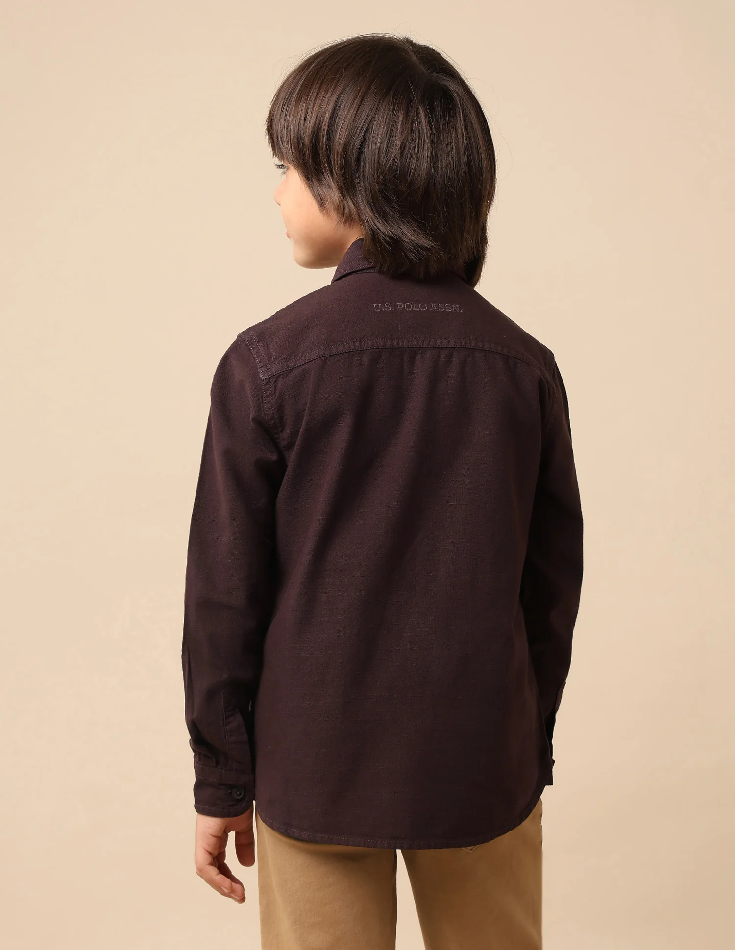 Boys Regular Fit Solid Shirt - Image 5