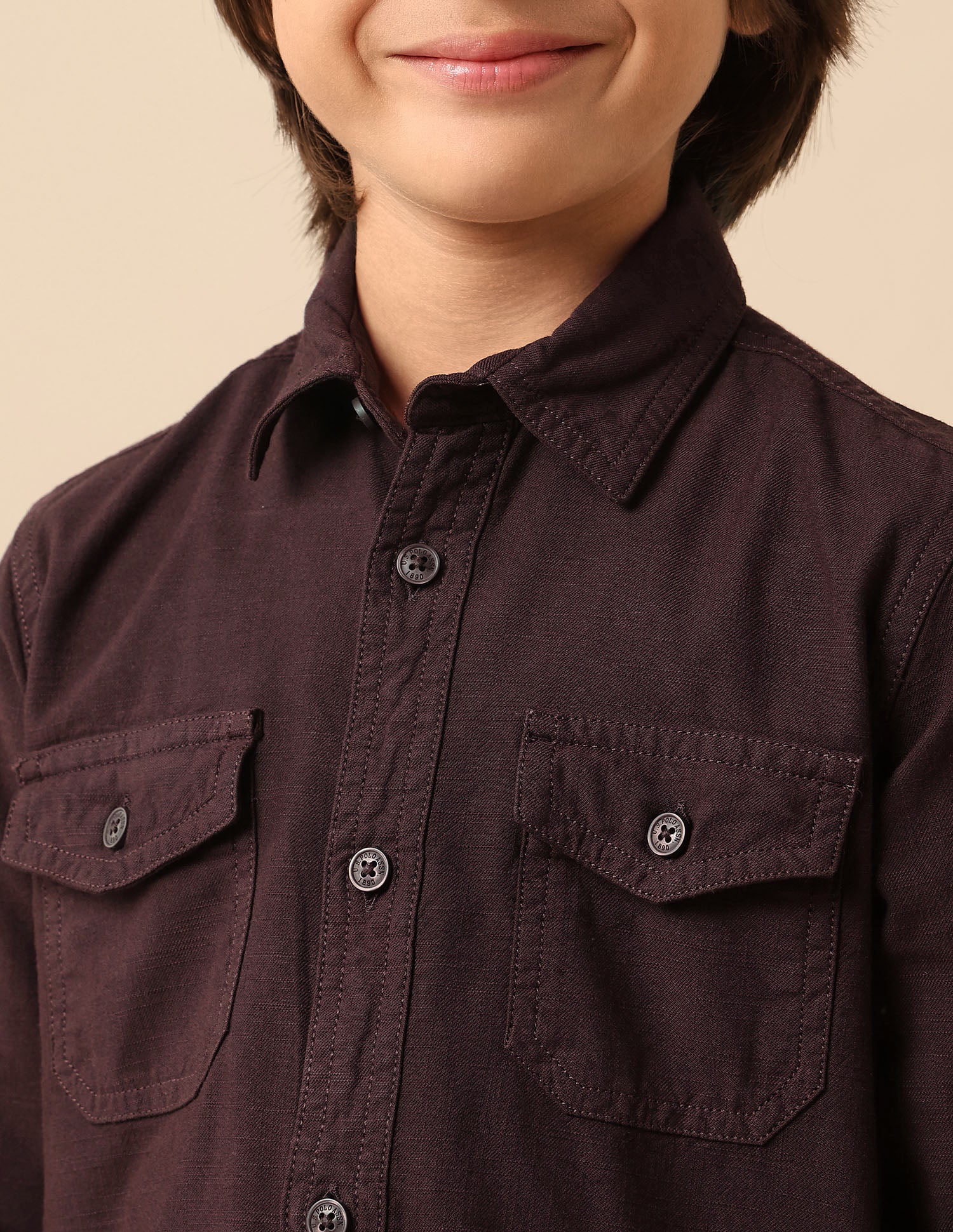Boys Regular Fit Solid Shirt - Image 6
