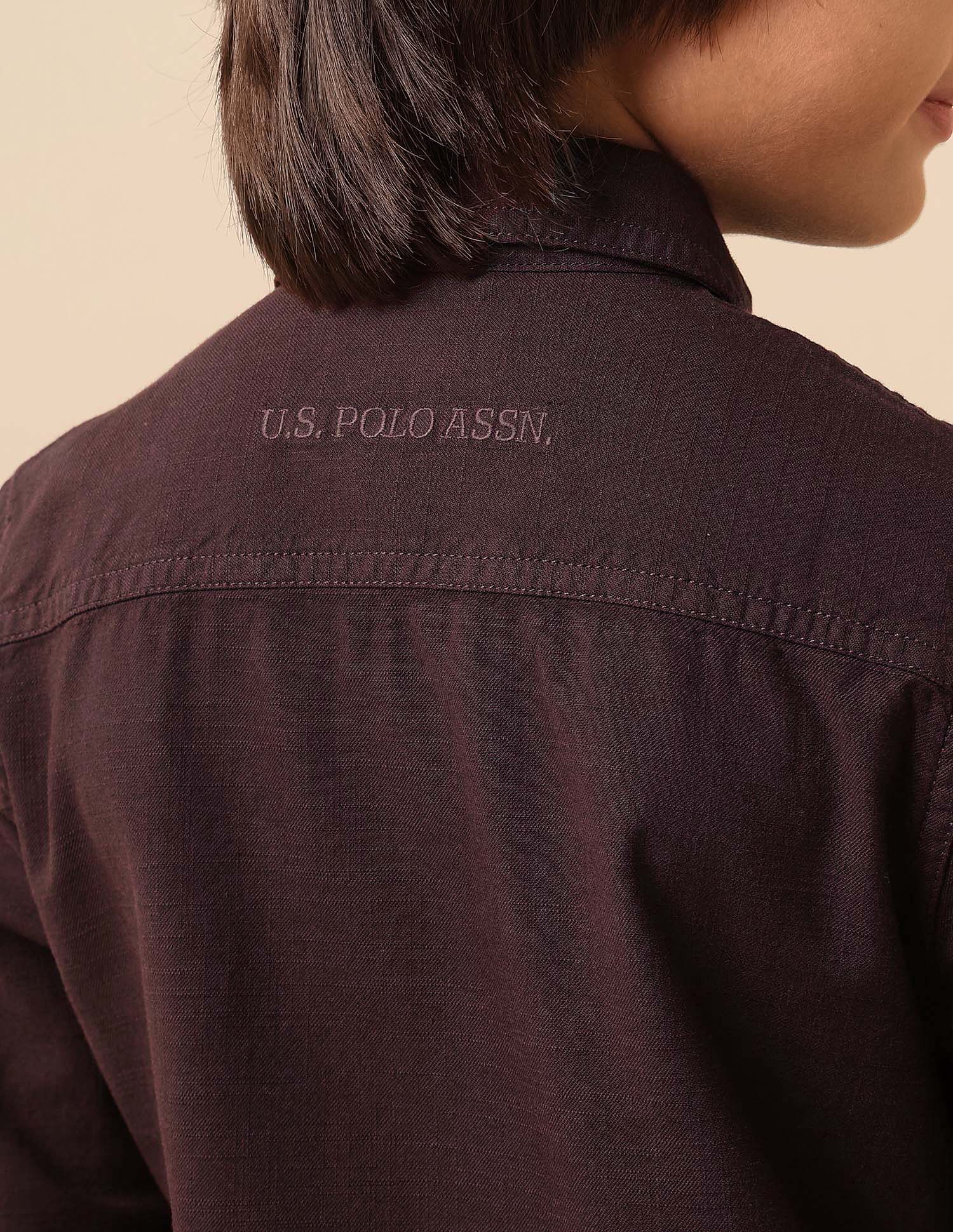 Boys Regular Fit Solid Shirt - Image 7