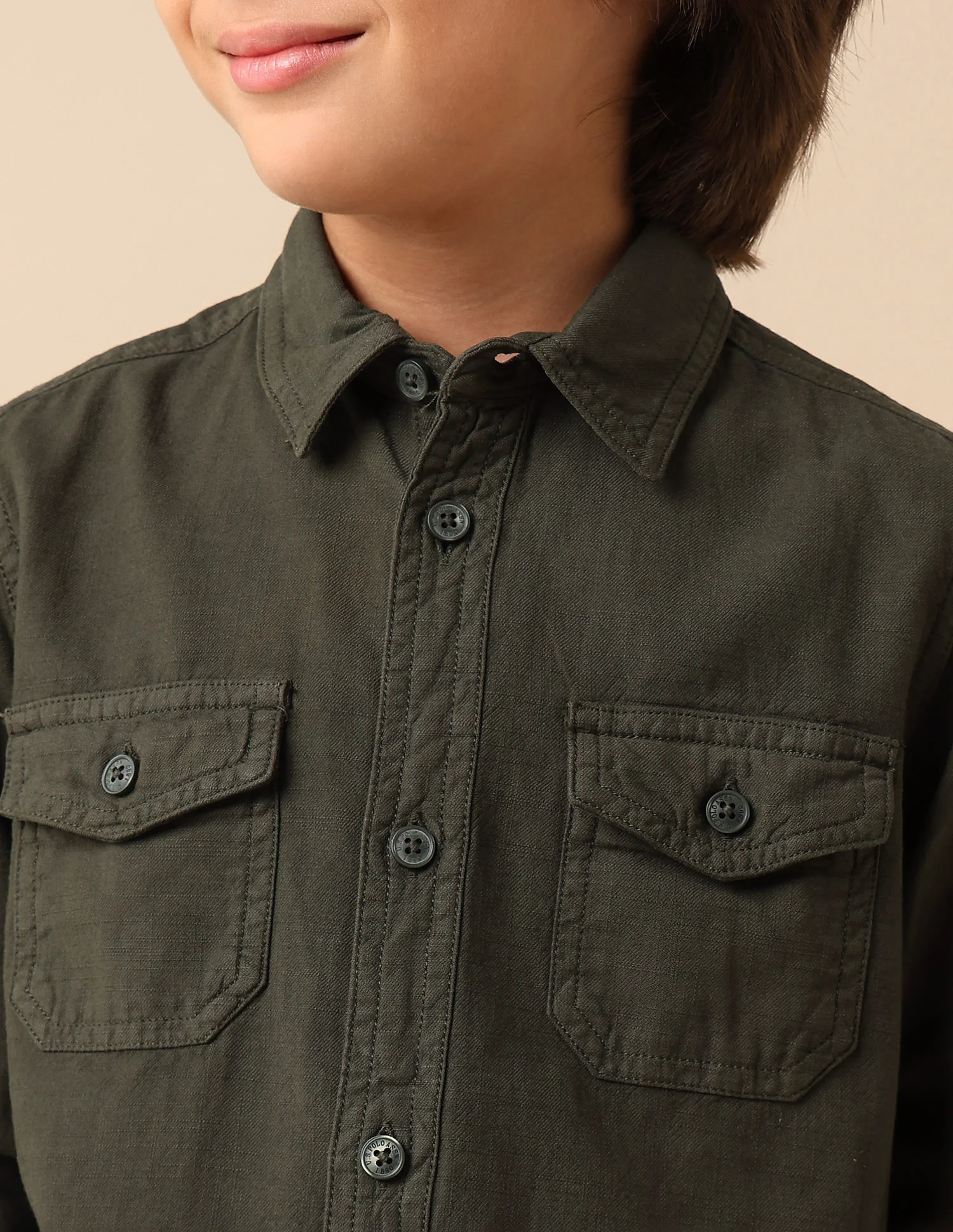 Boys Regular Fit Solid Shirt - Image 6