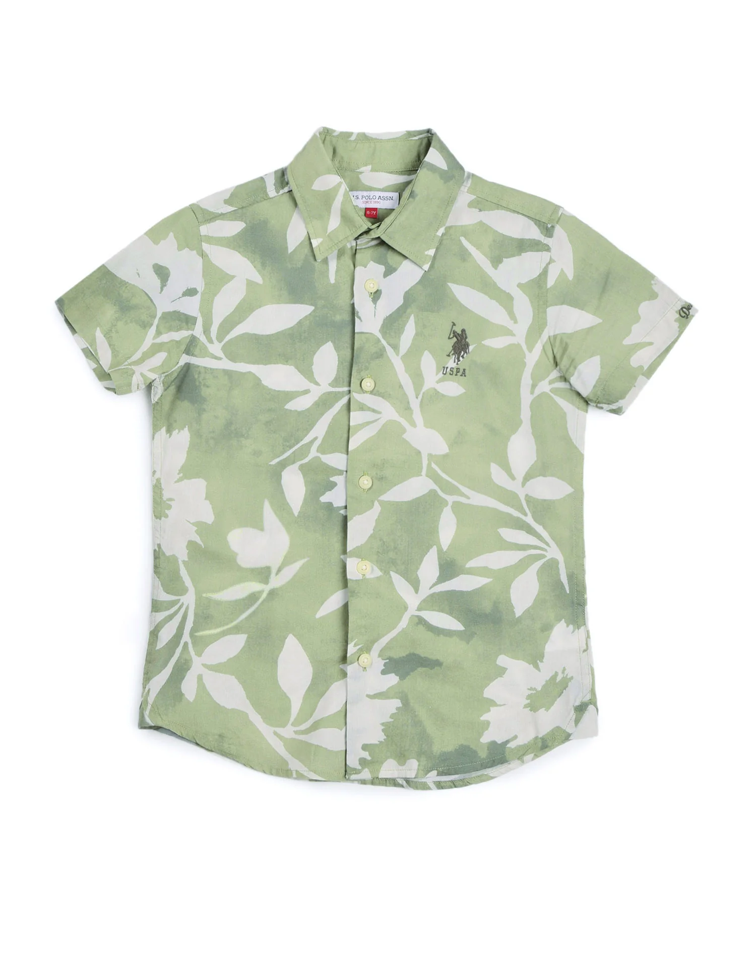 Boys Regular Fit Tropical Printed Shirt - Image 6