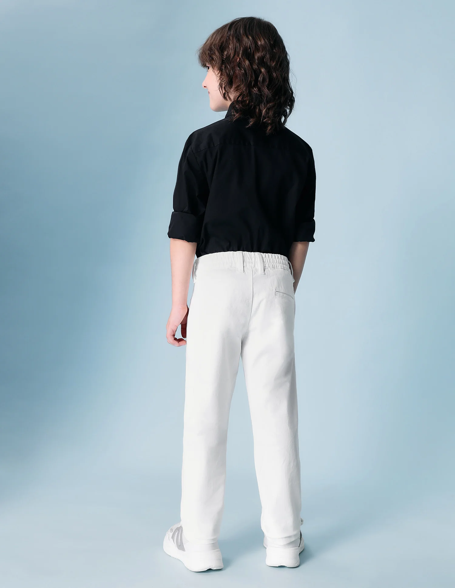 Boys Regular Fit Twill Trousers - Image 5