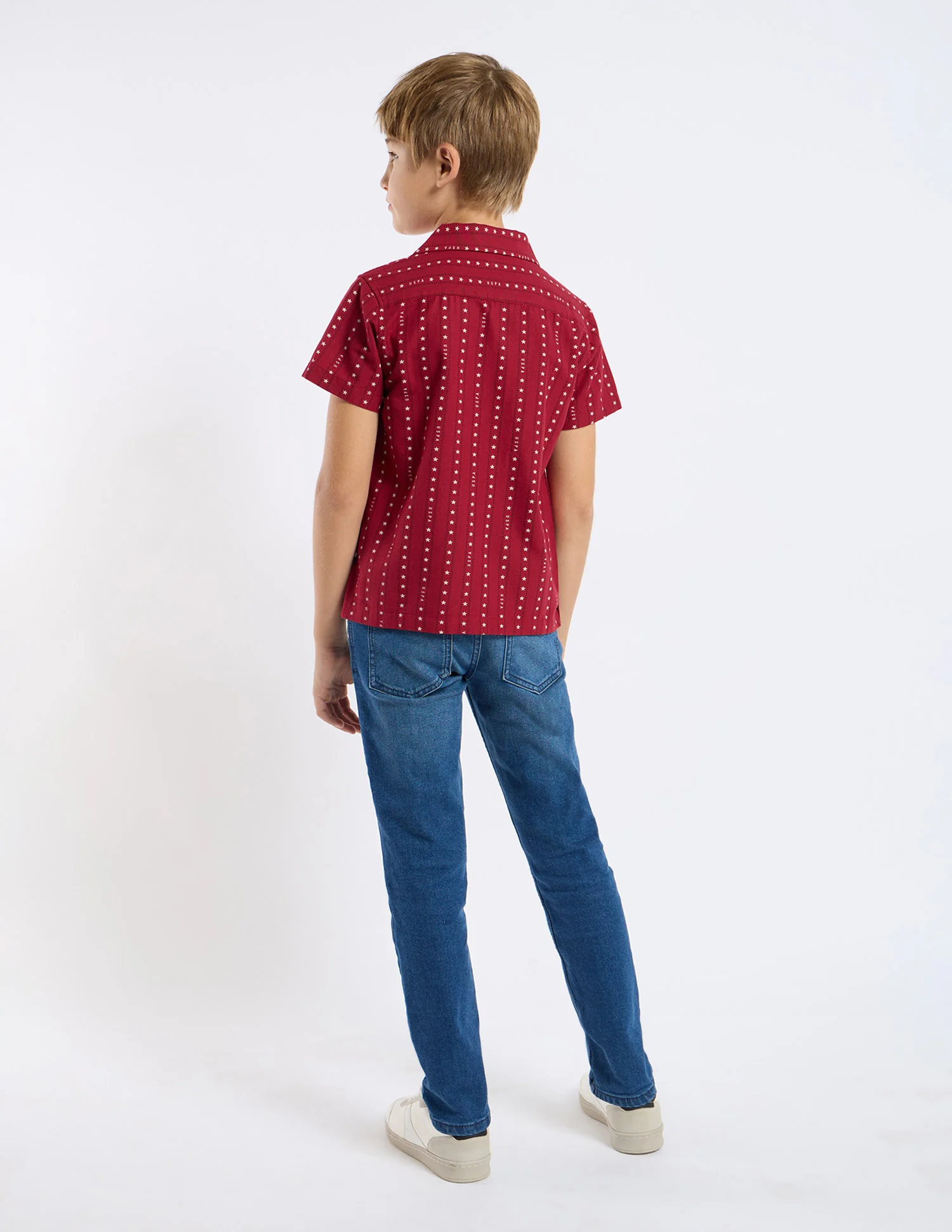 Boys Relaxed Fit All Over Printed Shirt - Image 4