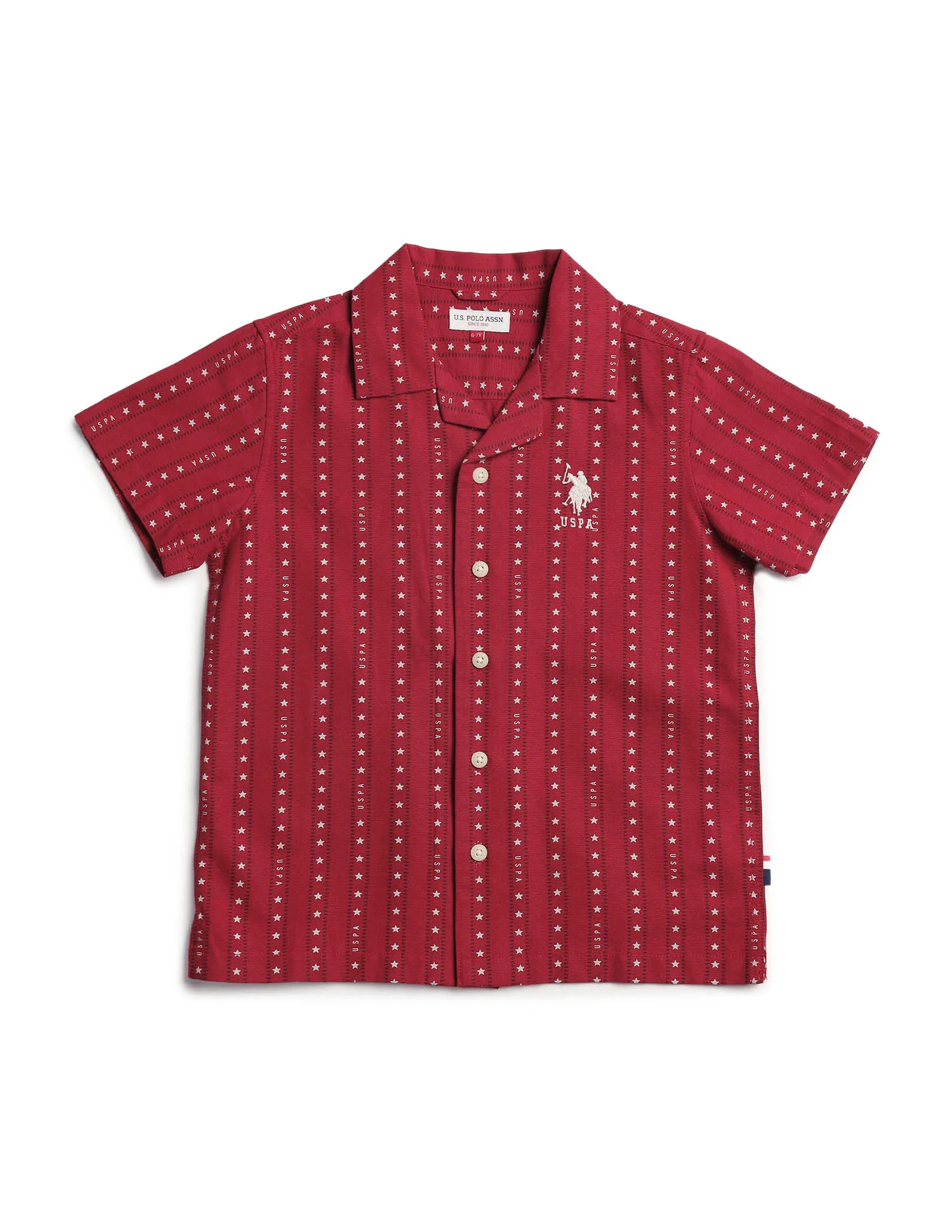 Boys Relaxed Fit All Over Printed Shirt - Image 5