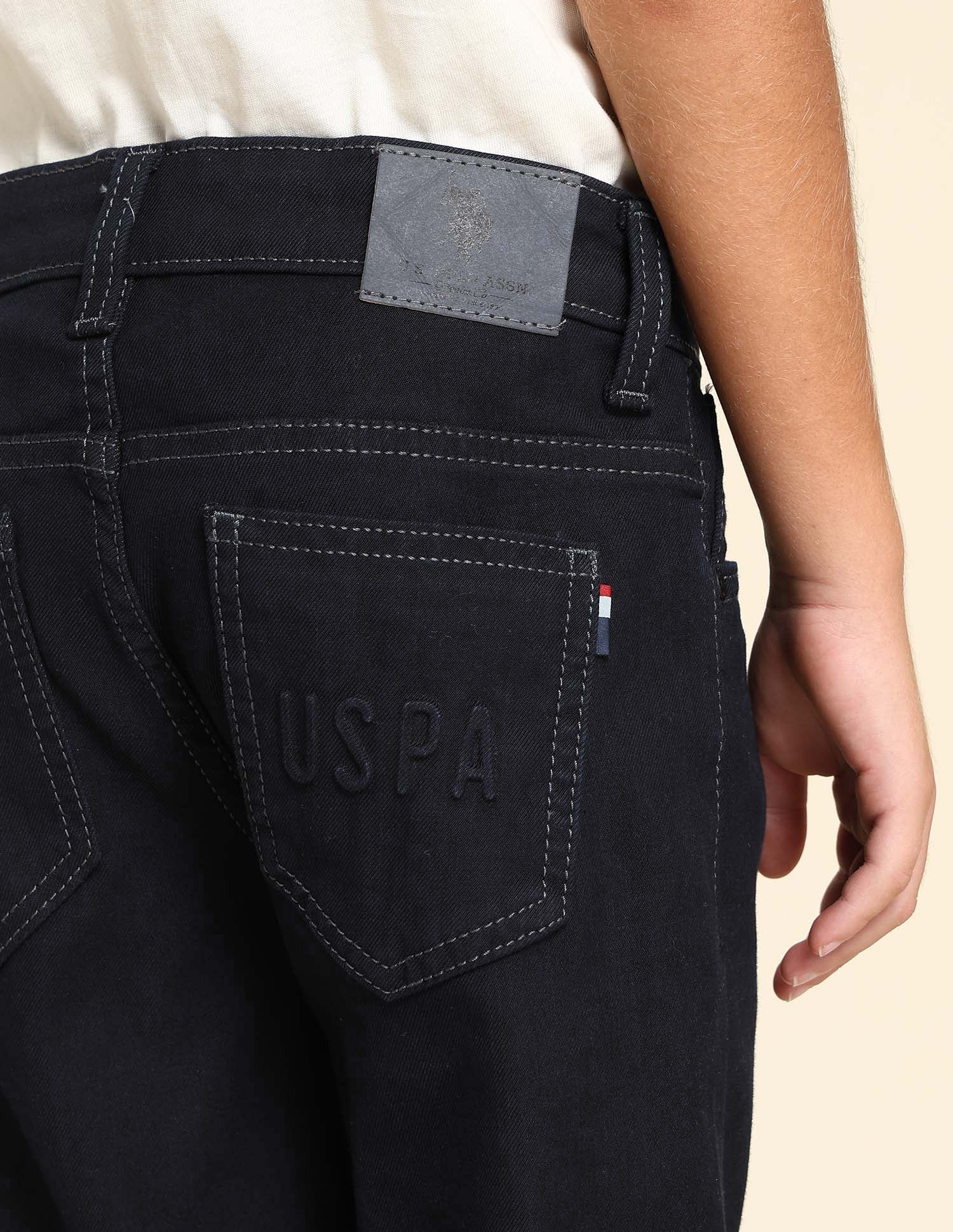Boys Relaxed Fit Black Jeans - Image 6