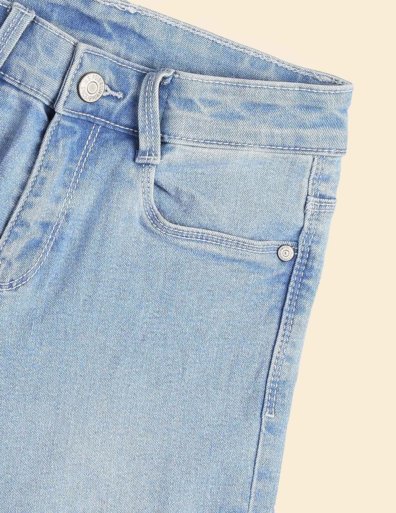 Boys Relaxed Fit Blue Jeans - Image 2