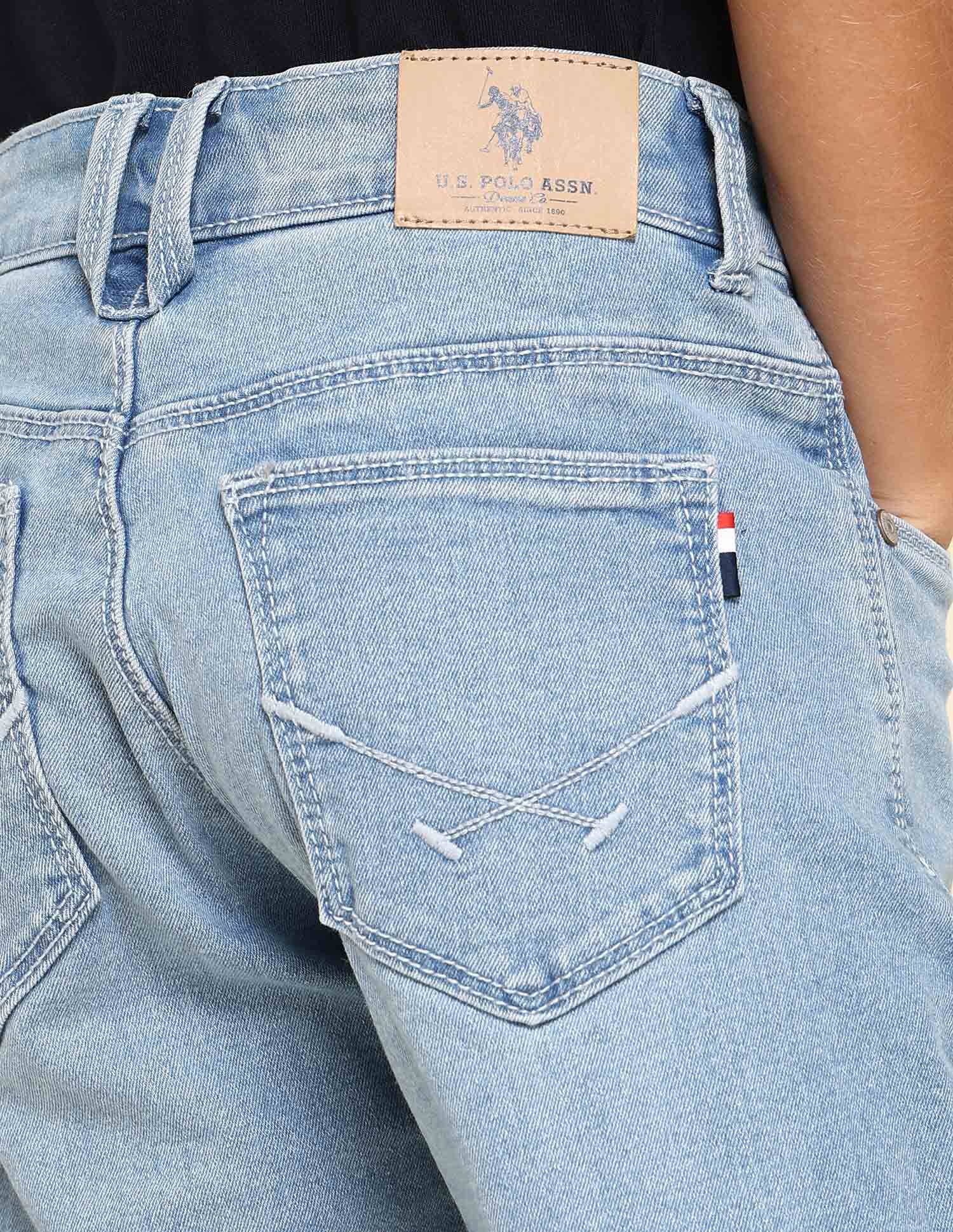 Boys Relaxed Fit Blue Jeans - Image 6