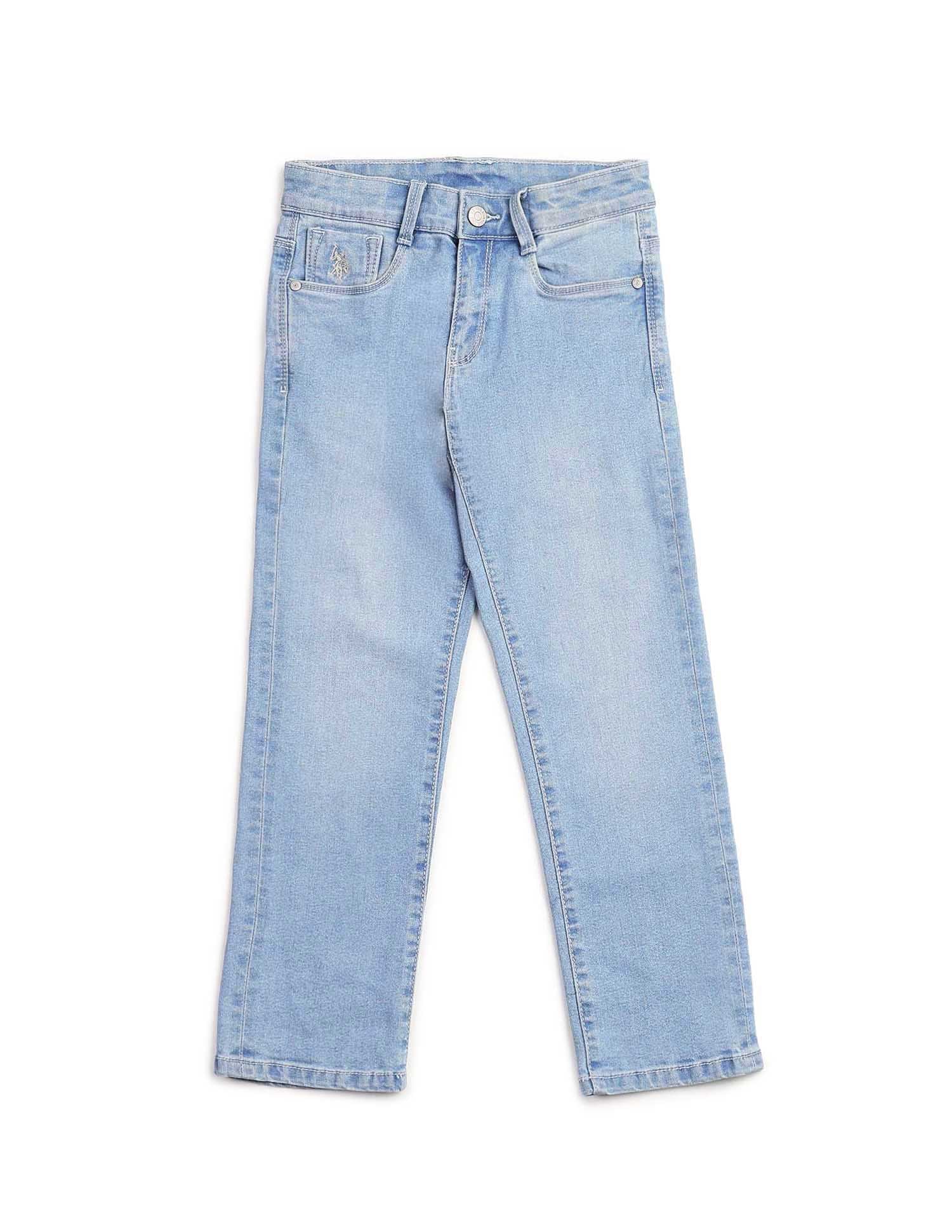 Boys Relaxed Fit Blue Jeans - Image 7