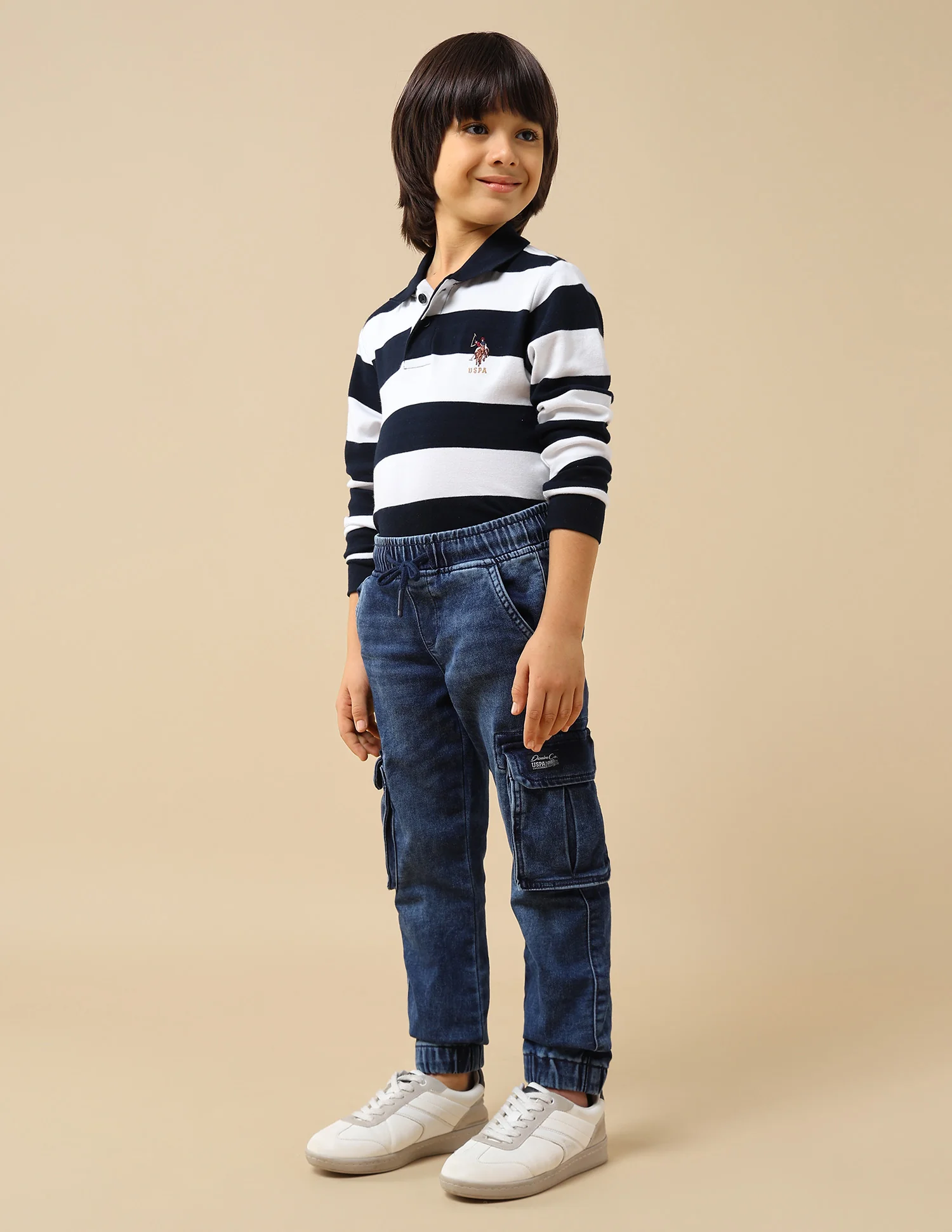 Boys Relaxed Fit Cargo Jeans - Image 4