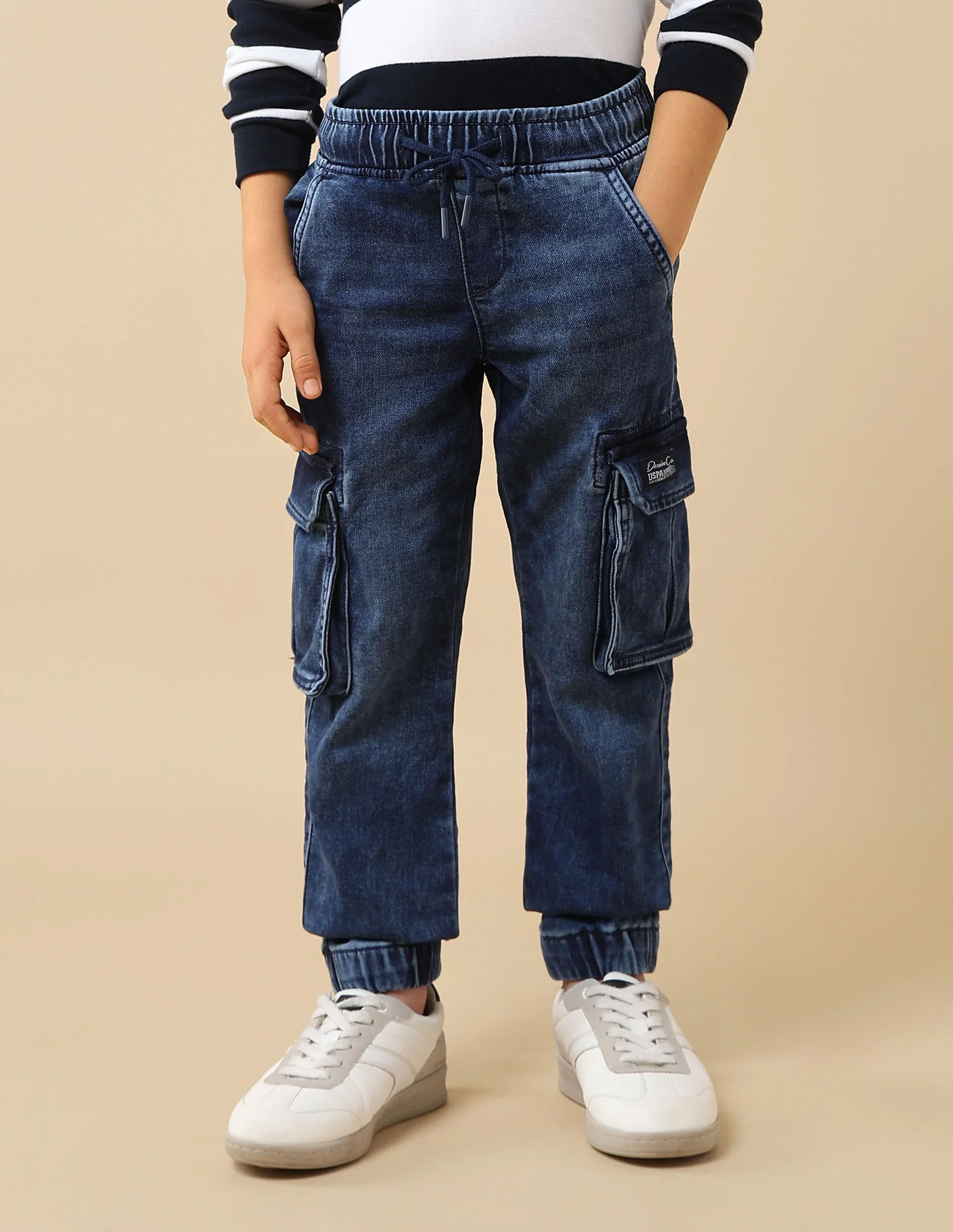 Boys Relaxed Fit Cargo Jeans - Image 6