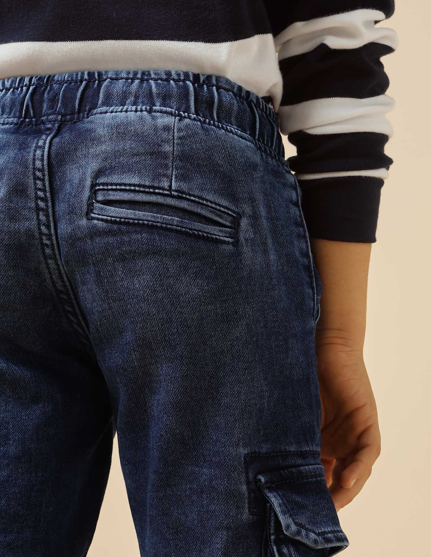 Boys Relaxed Fit Cargo Jeans - Image 8