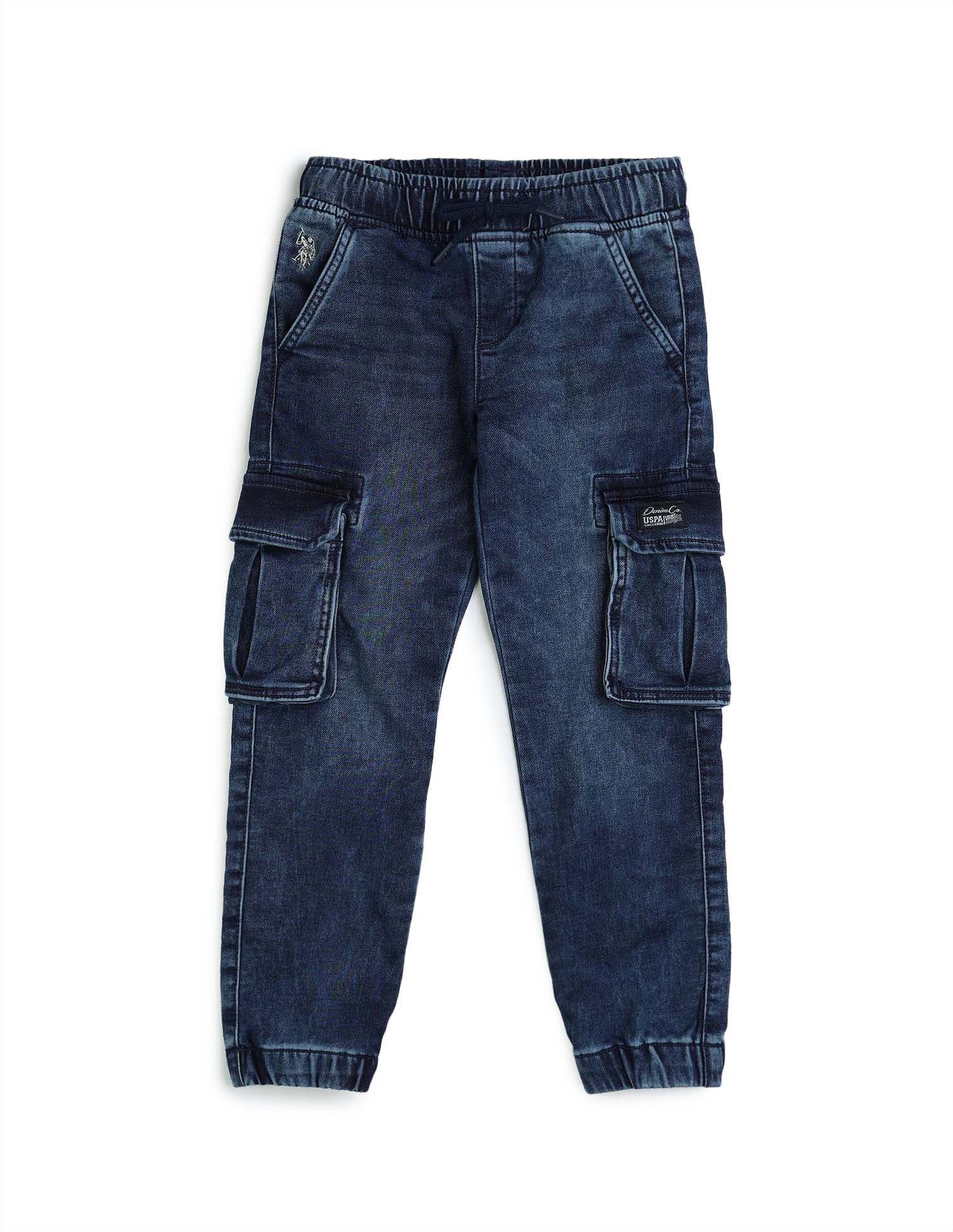 Boys Relaxed Fit Cargo Jeans - Image 9